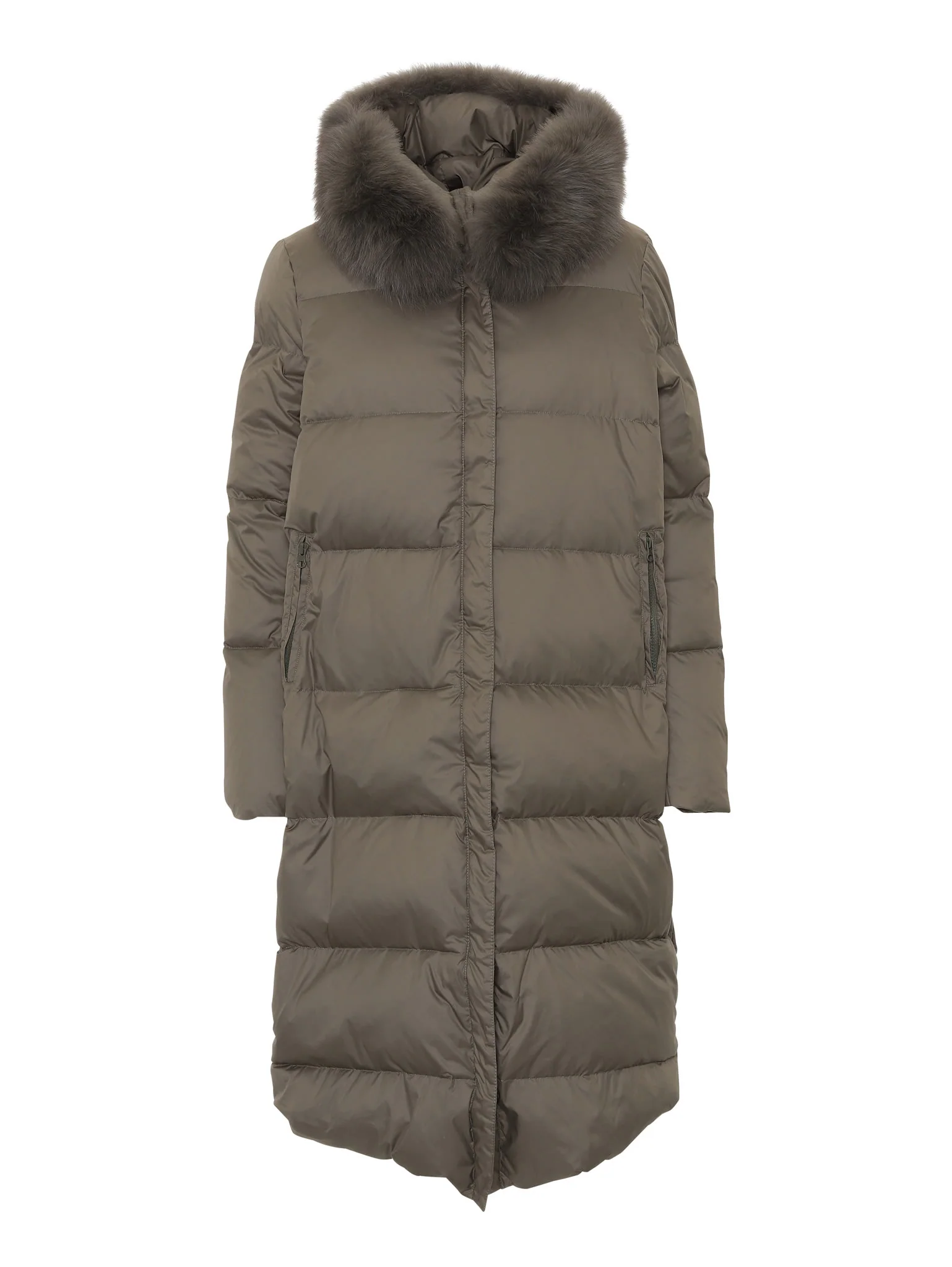 ALVA DOWN COAT - OLIVE GREEN - Image 6