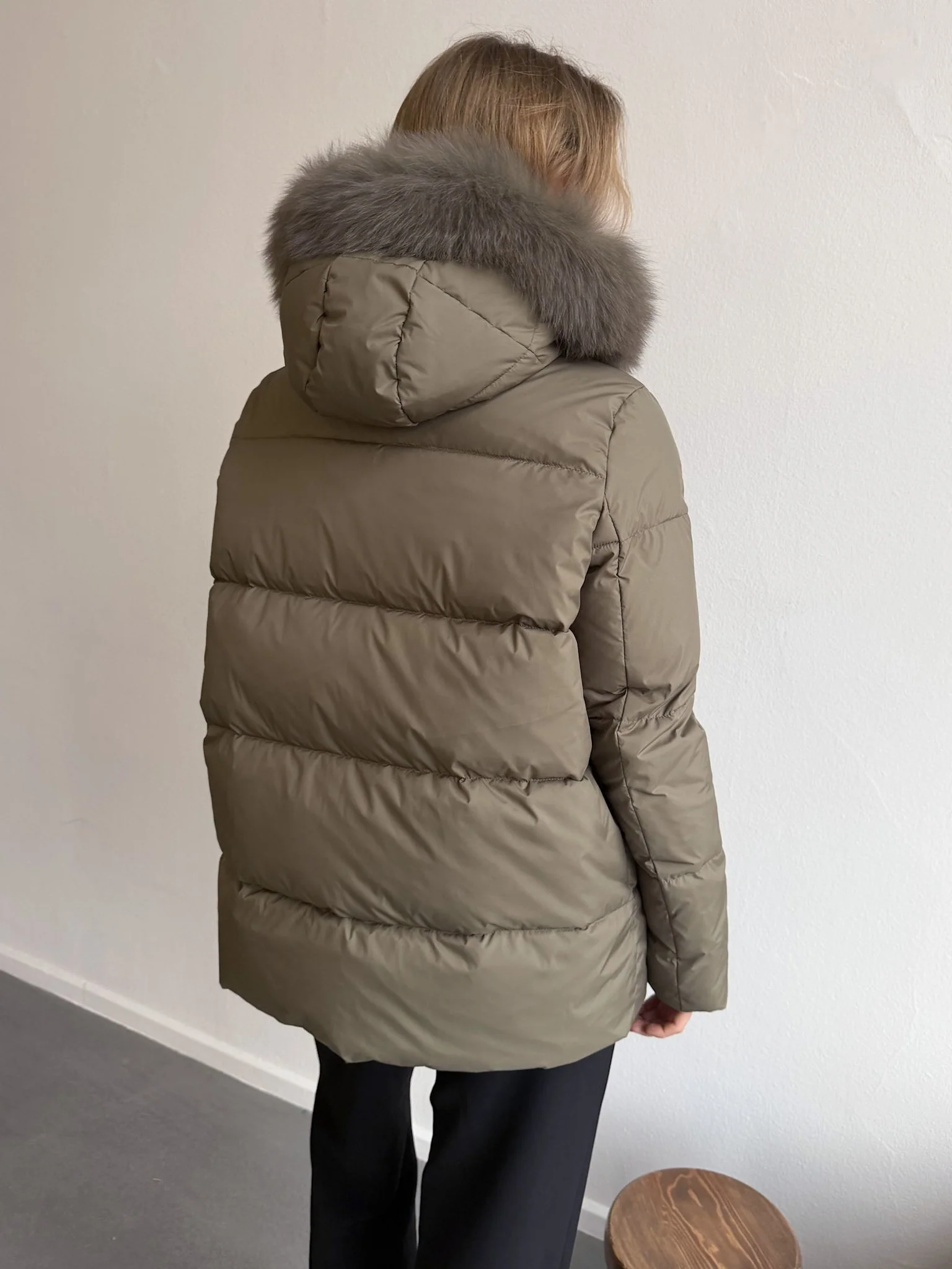 ALVA DOWN JACKET - OLIVE GREEN - Image 3