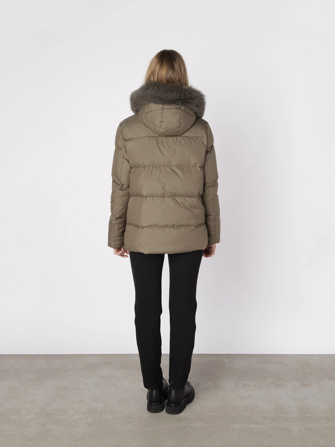 ALVA DOWN JACKET - OLIVE GREEN - Image 7