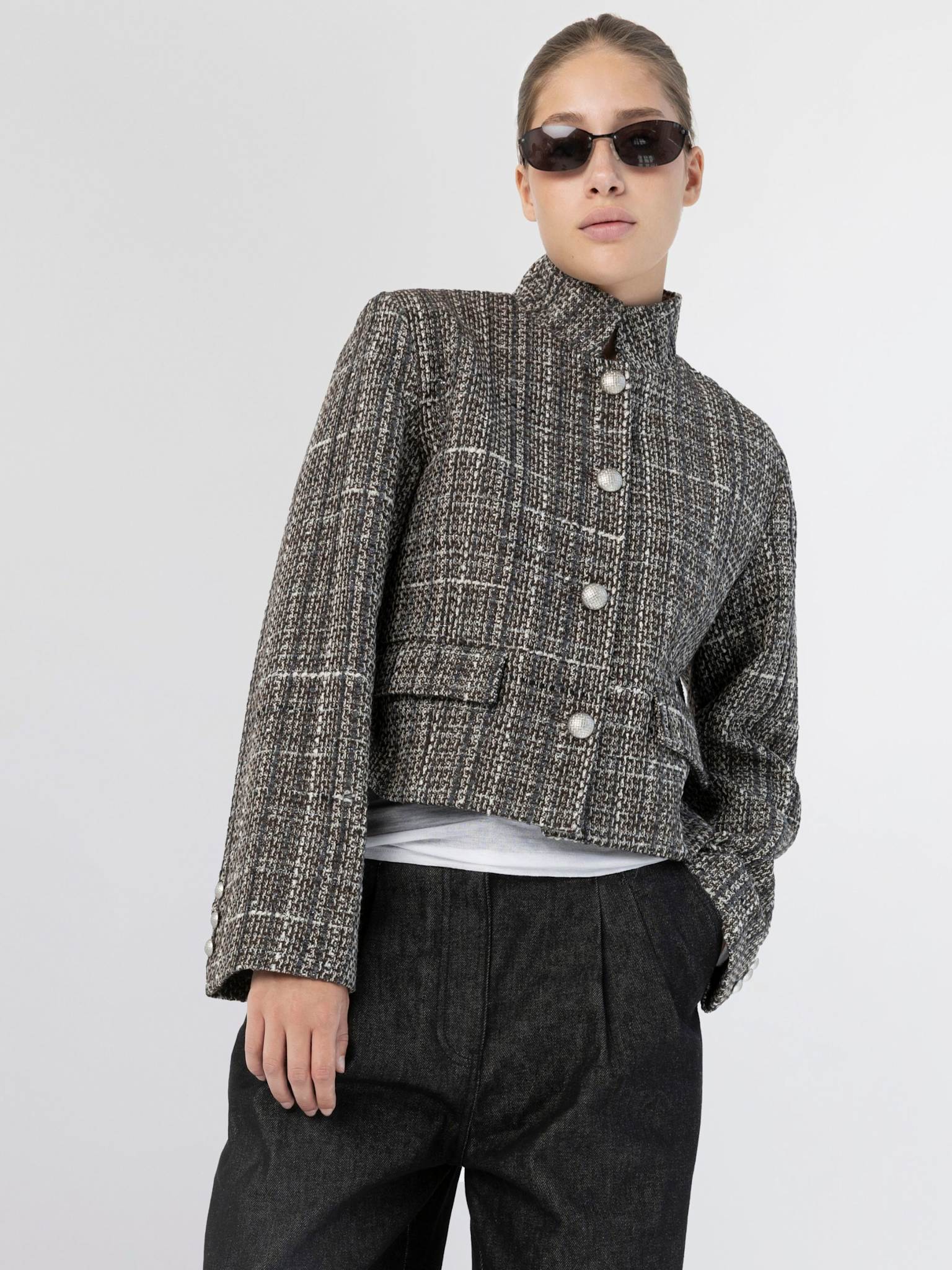 ARIEL JACKET - BROWN - Image 3