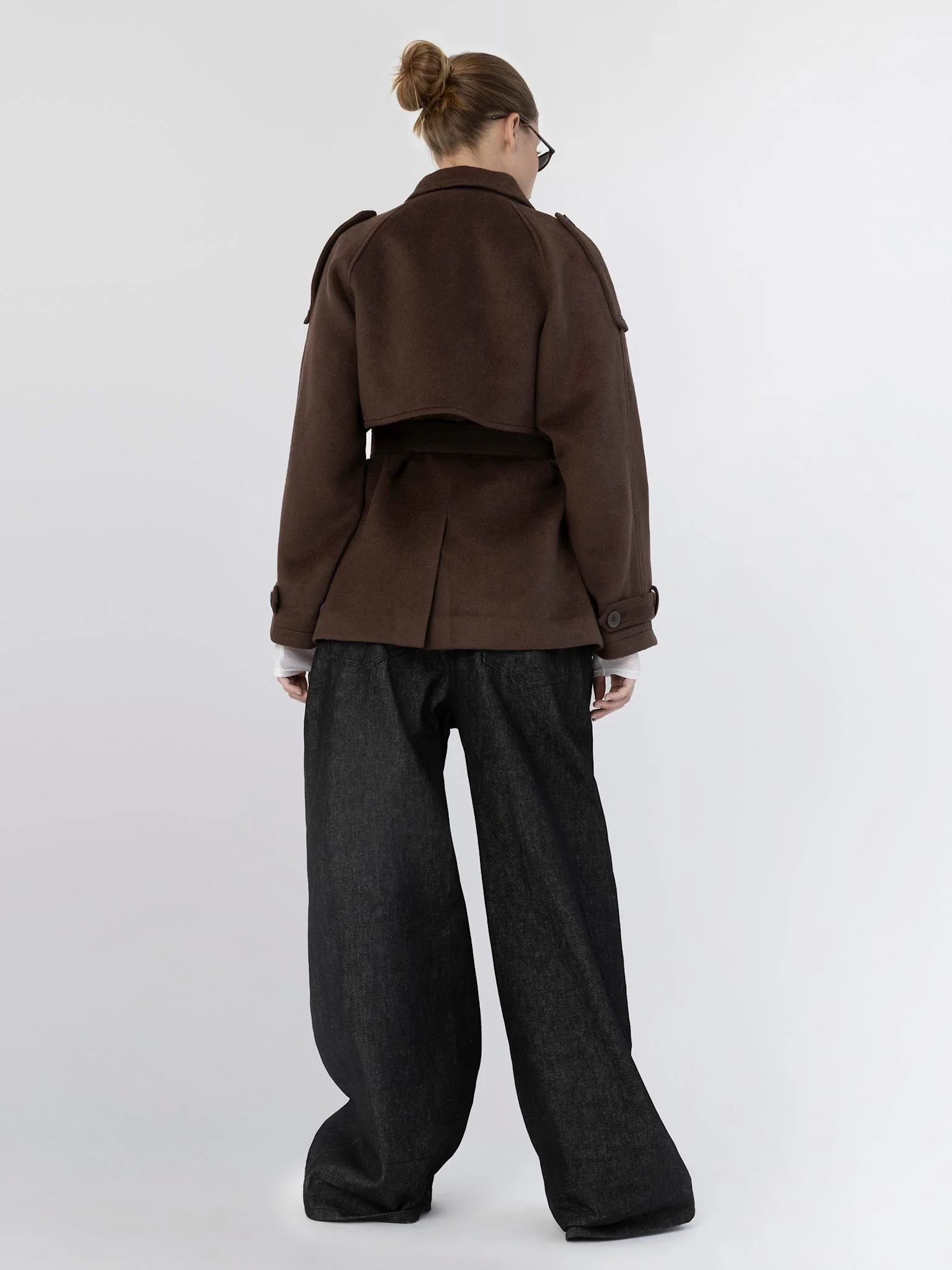 BEA WOOL JACKET - BROWN - Image 7