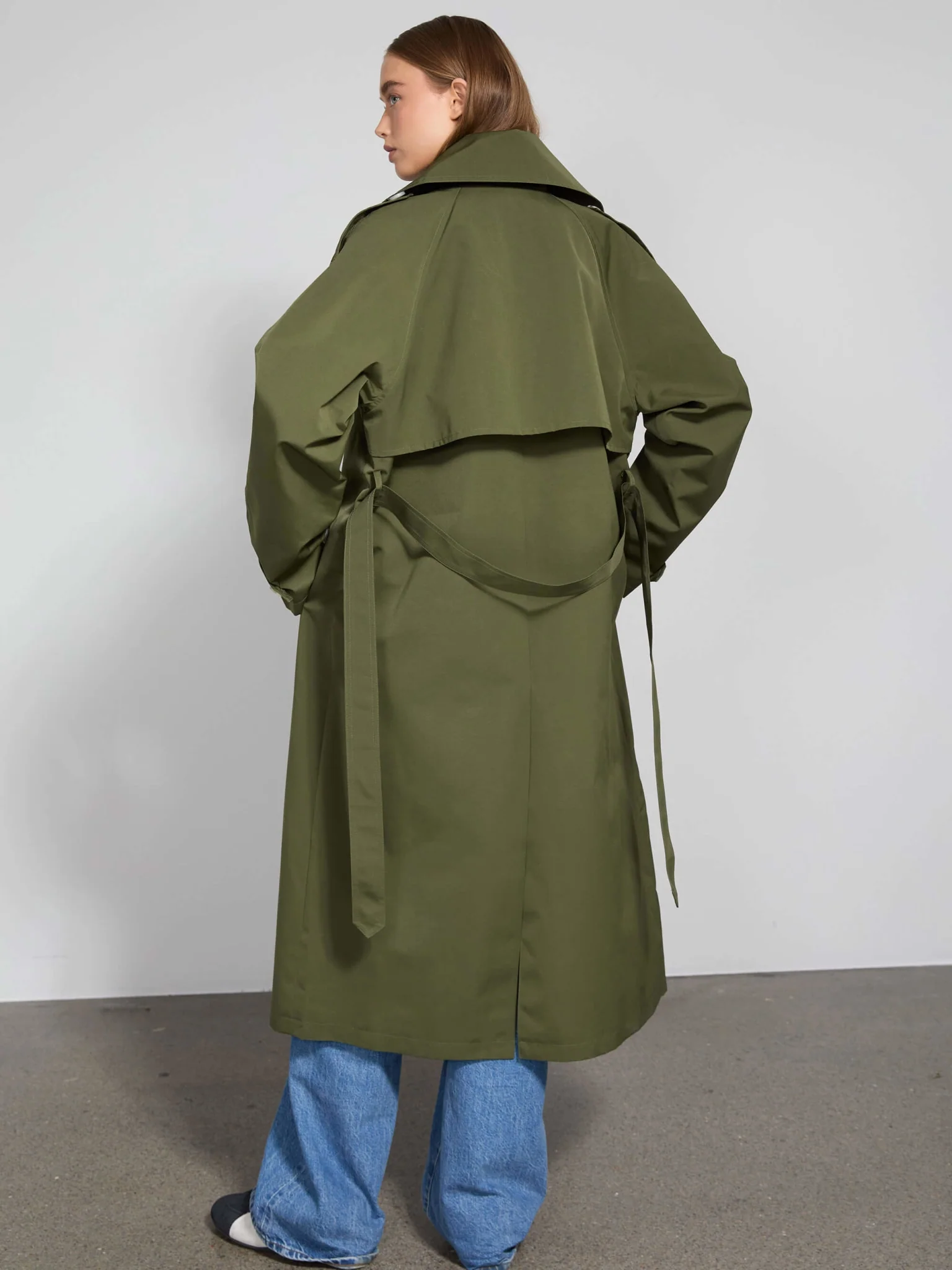 BELLO NYLON COAT - ARMY - Image 8