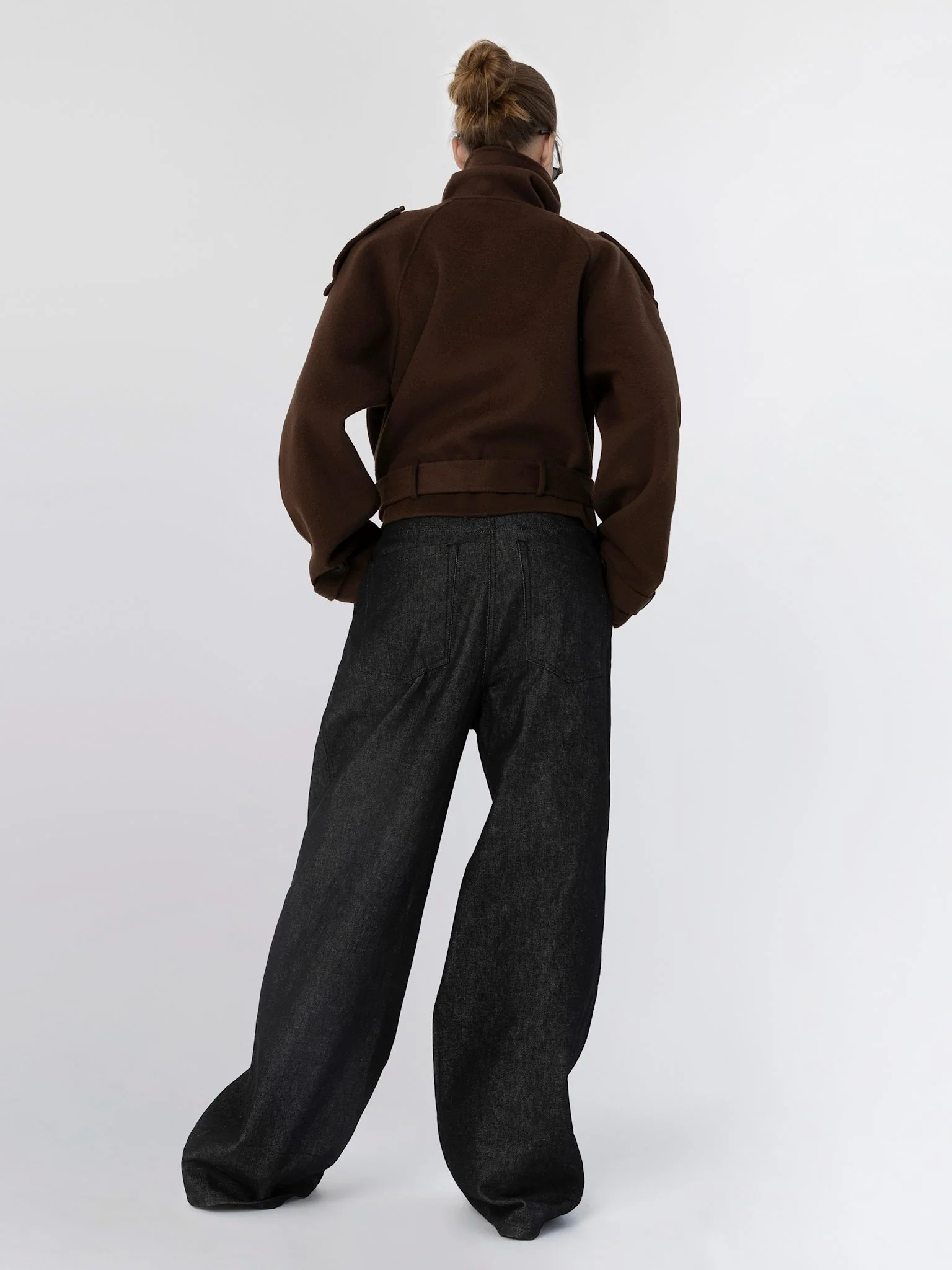 BELLO WOOL JACKET BROWN - Image 4