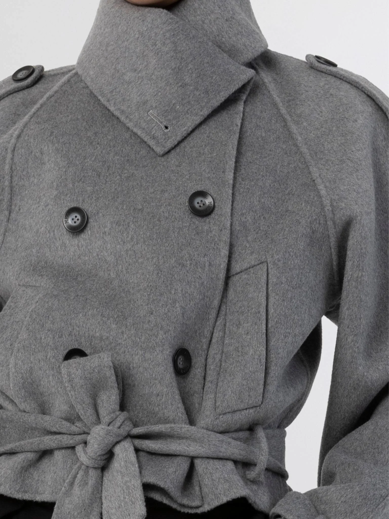 BELLO WOOL JACKET GREY - Image 5