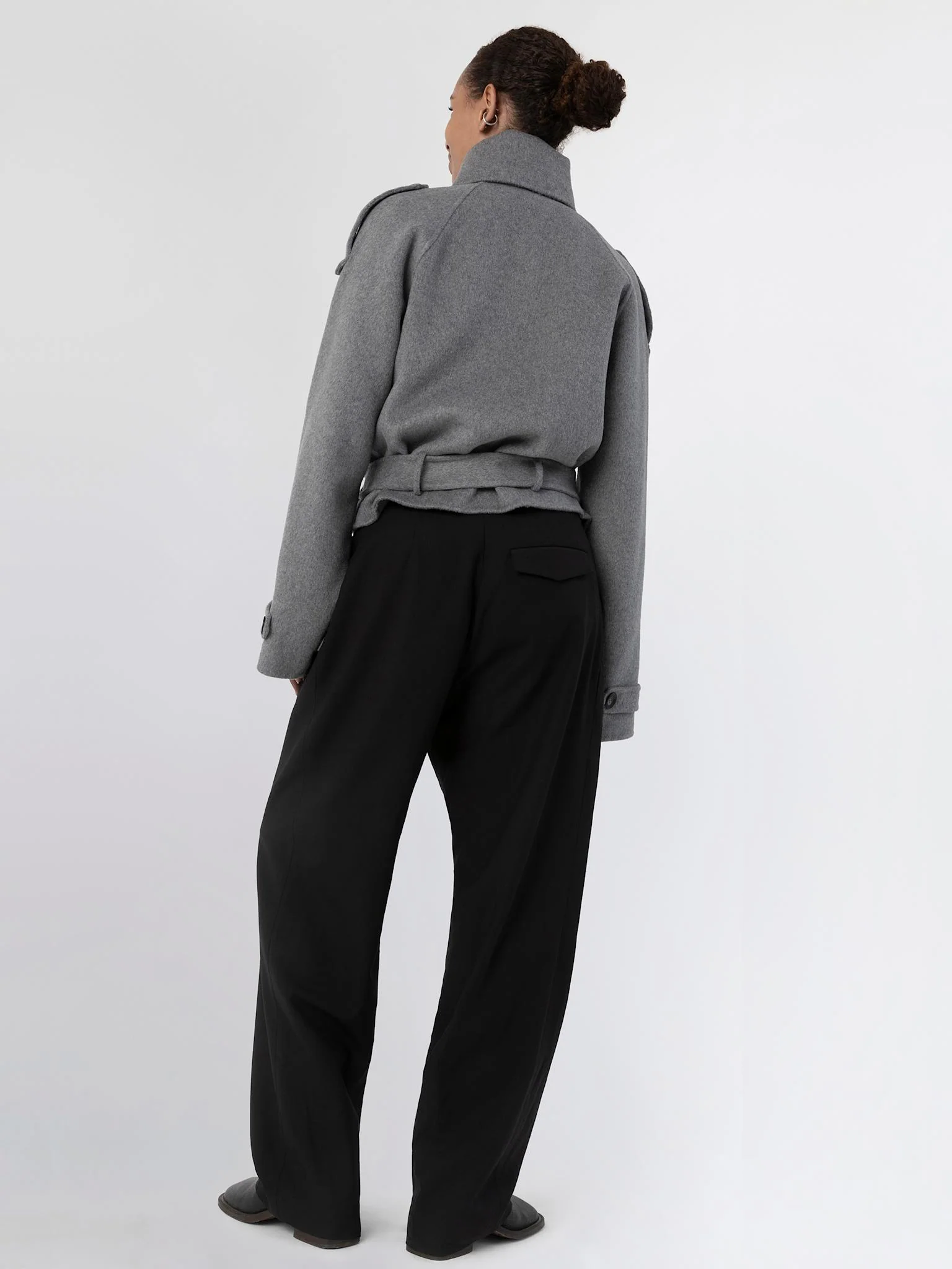 BELLO WOOL JACKET GREY - Image 6