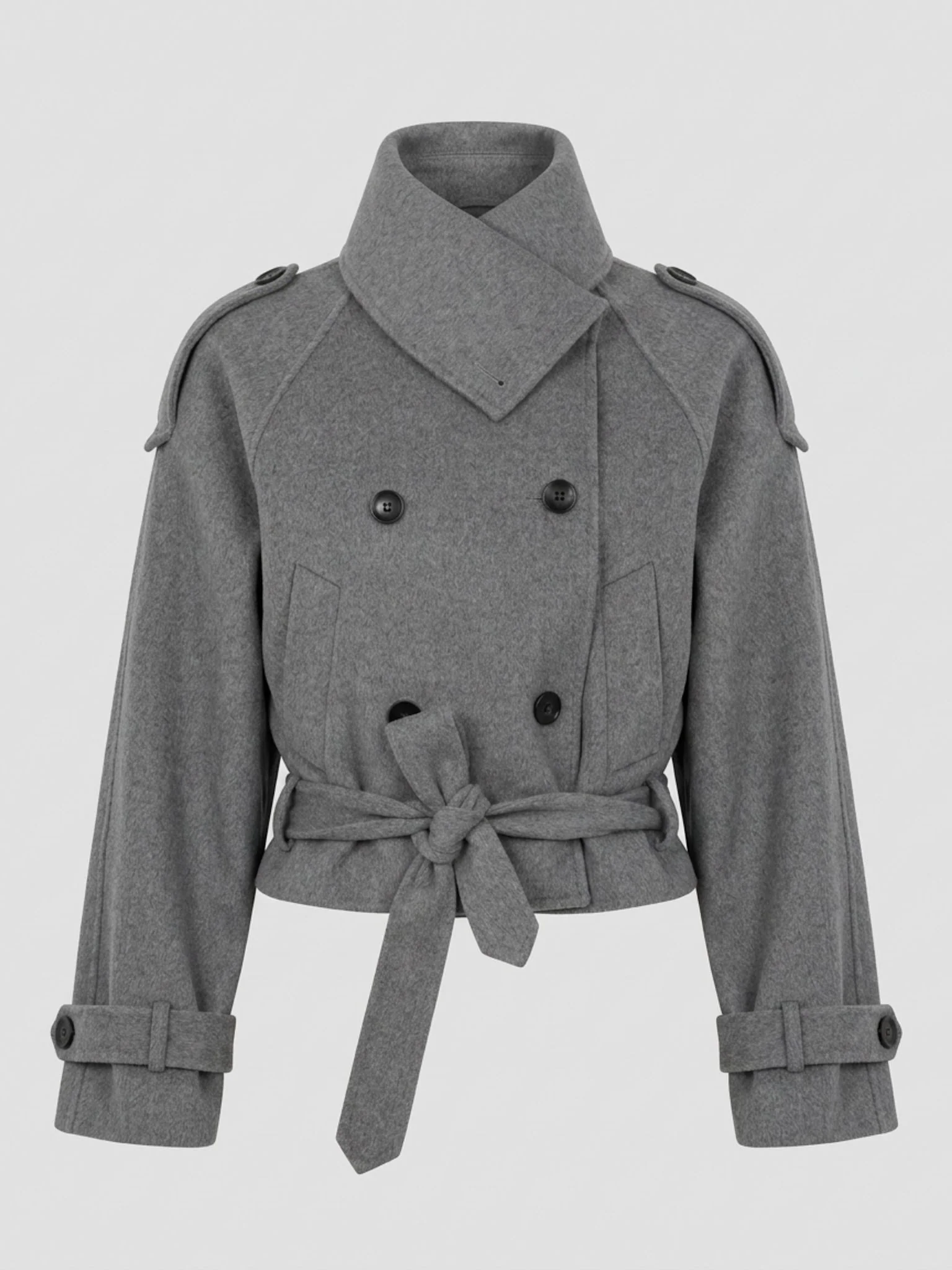 BELLO WOOL JACKET GREY - Image 7