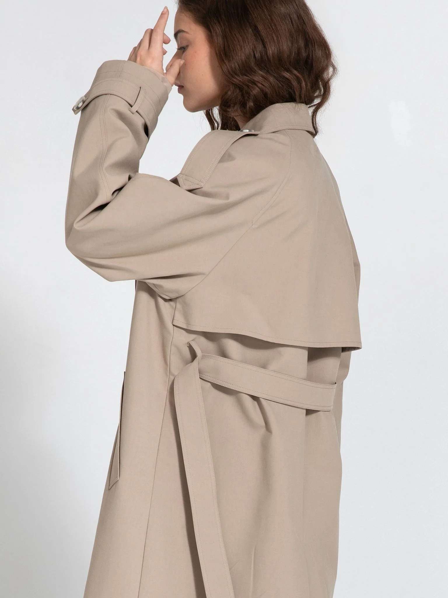 BOBBY CANVAS COAT - BEIGE - Image 4