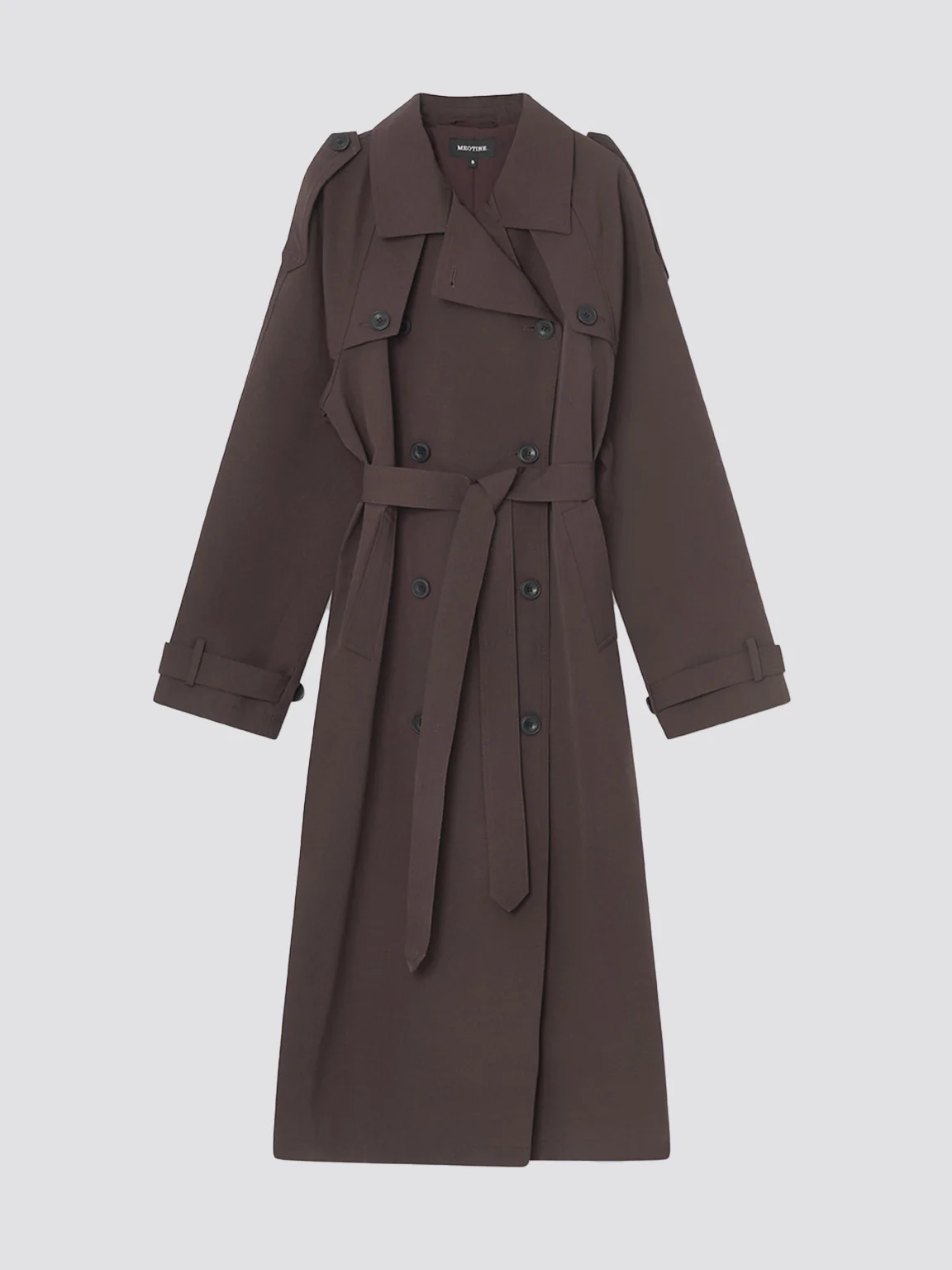 BOBBY CANVAS COAT - BROWN - Image 5