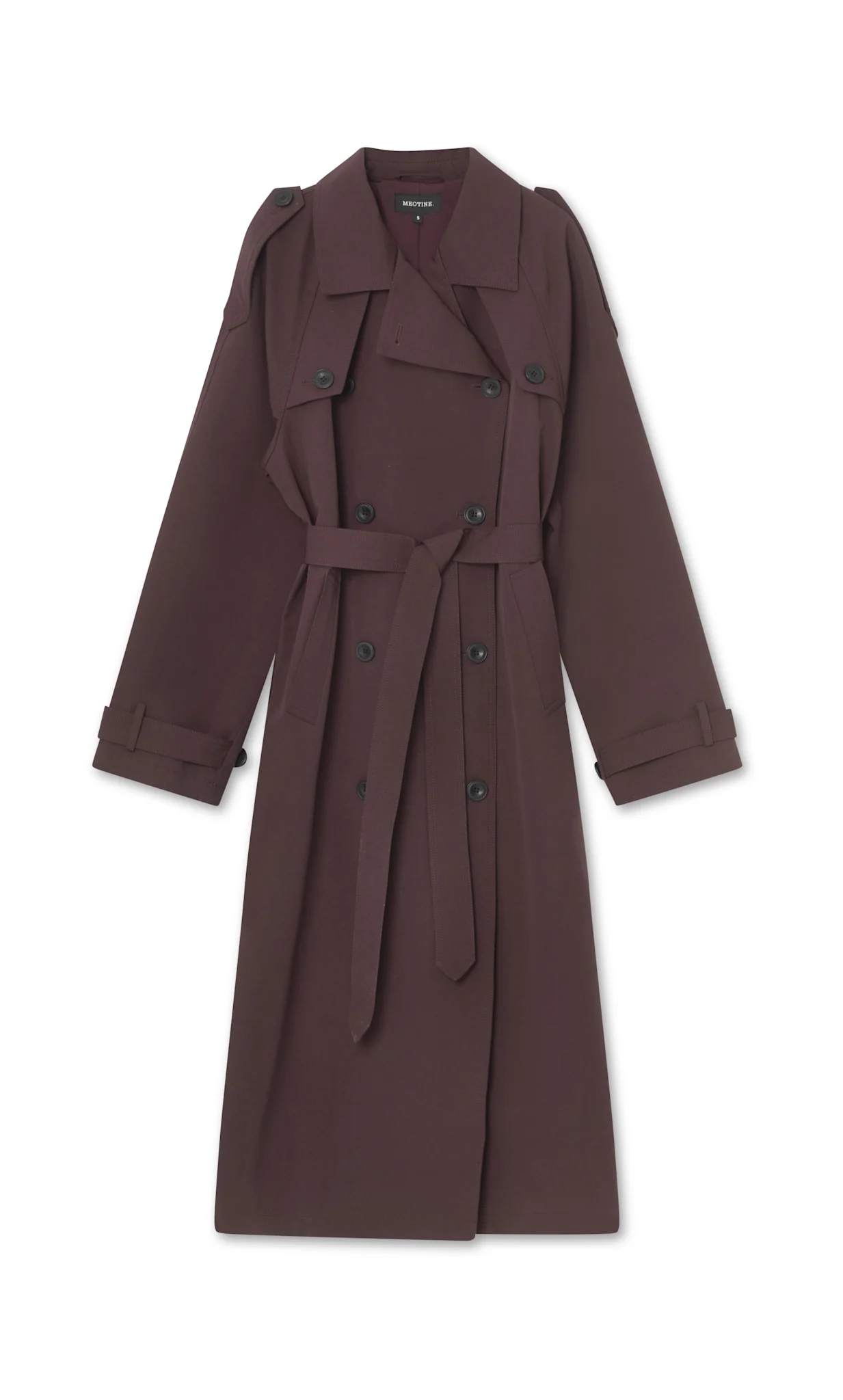 BOBBY CANVAS COAT - BROWN - Image 6