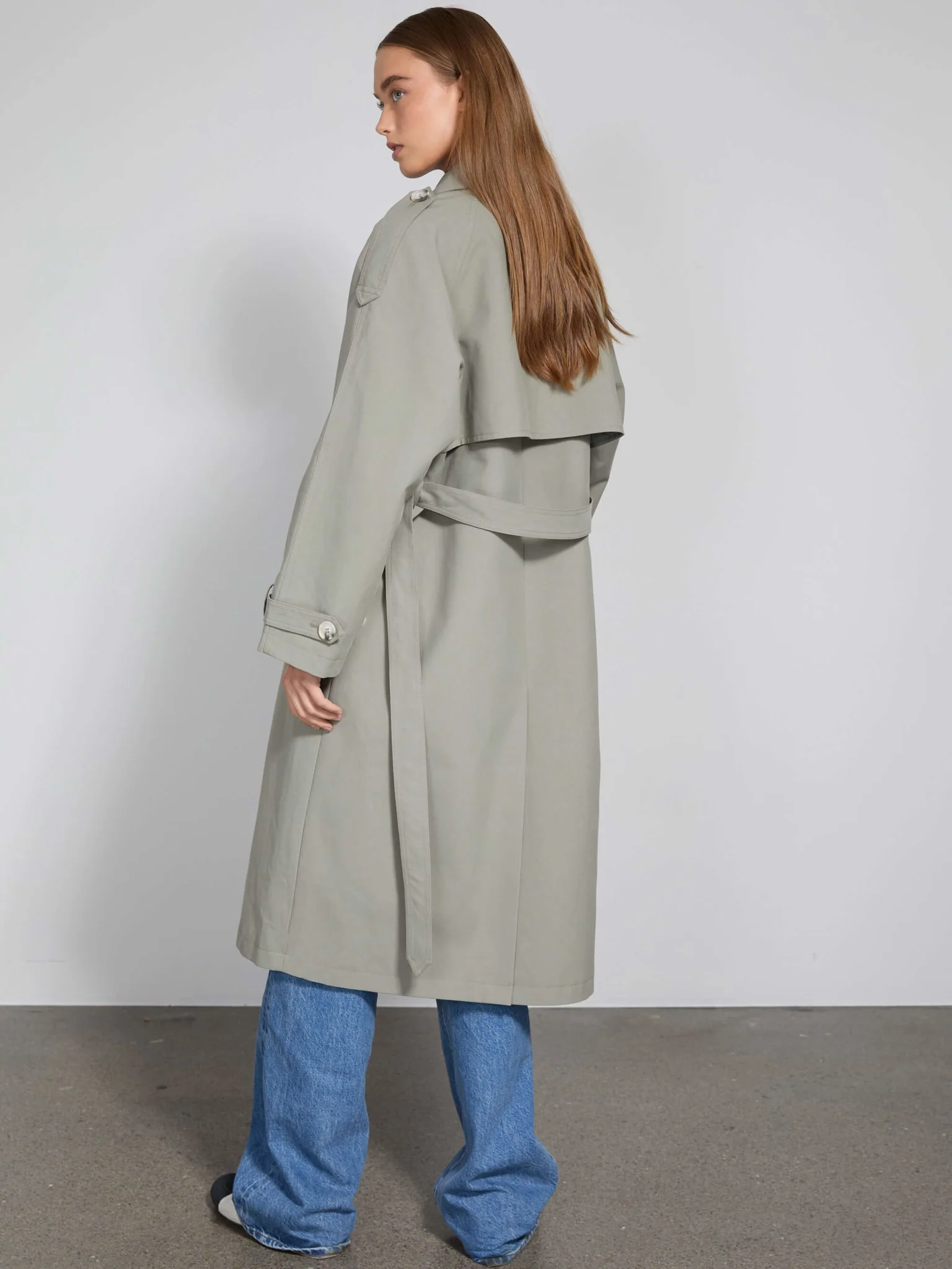 BOBBY CANVAS COAT - GREY - Image 5