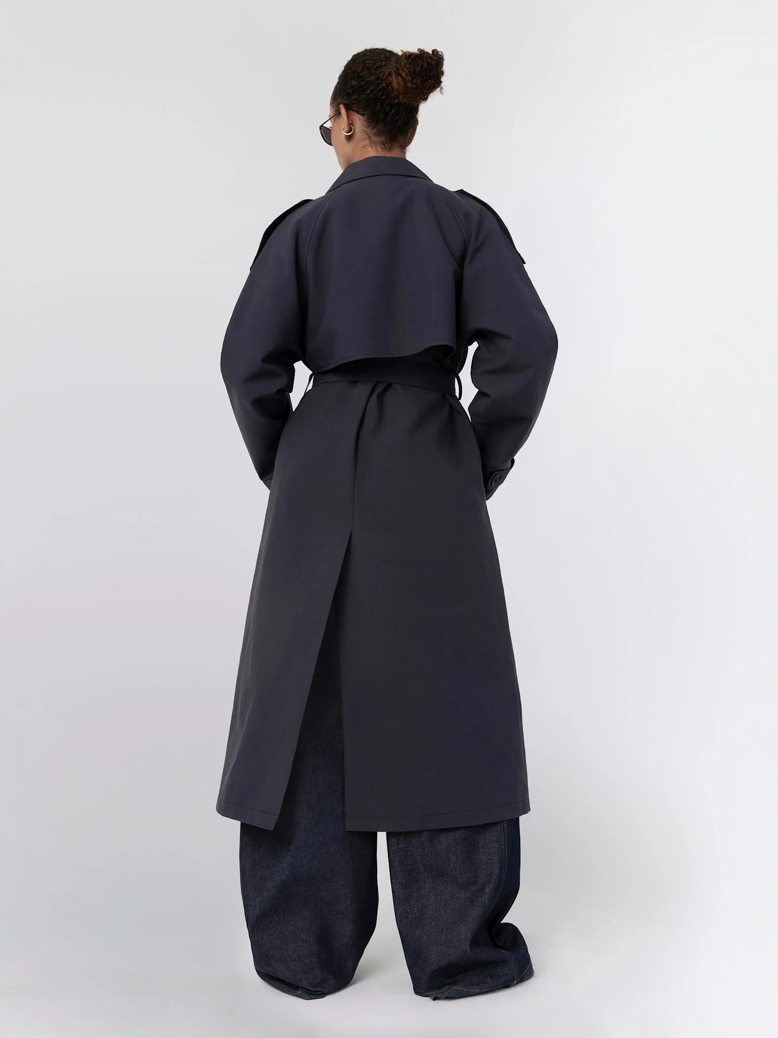 BOBBY CANVAS COAT - NAVY - Image 3