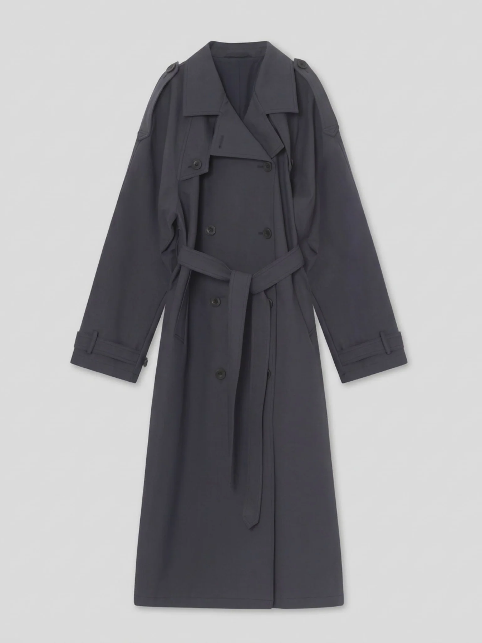 BOBBY CANVAS COAT - NAVY - Image 4