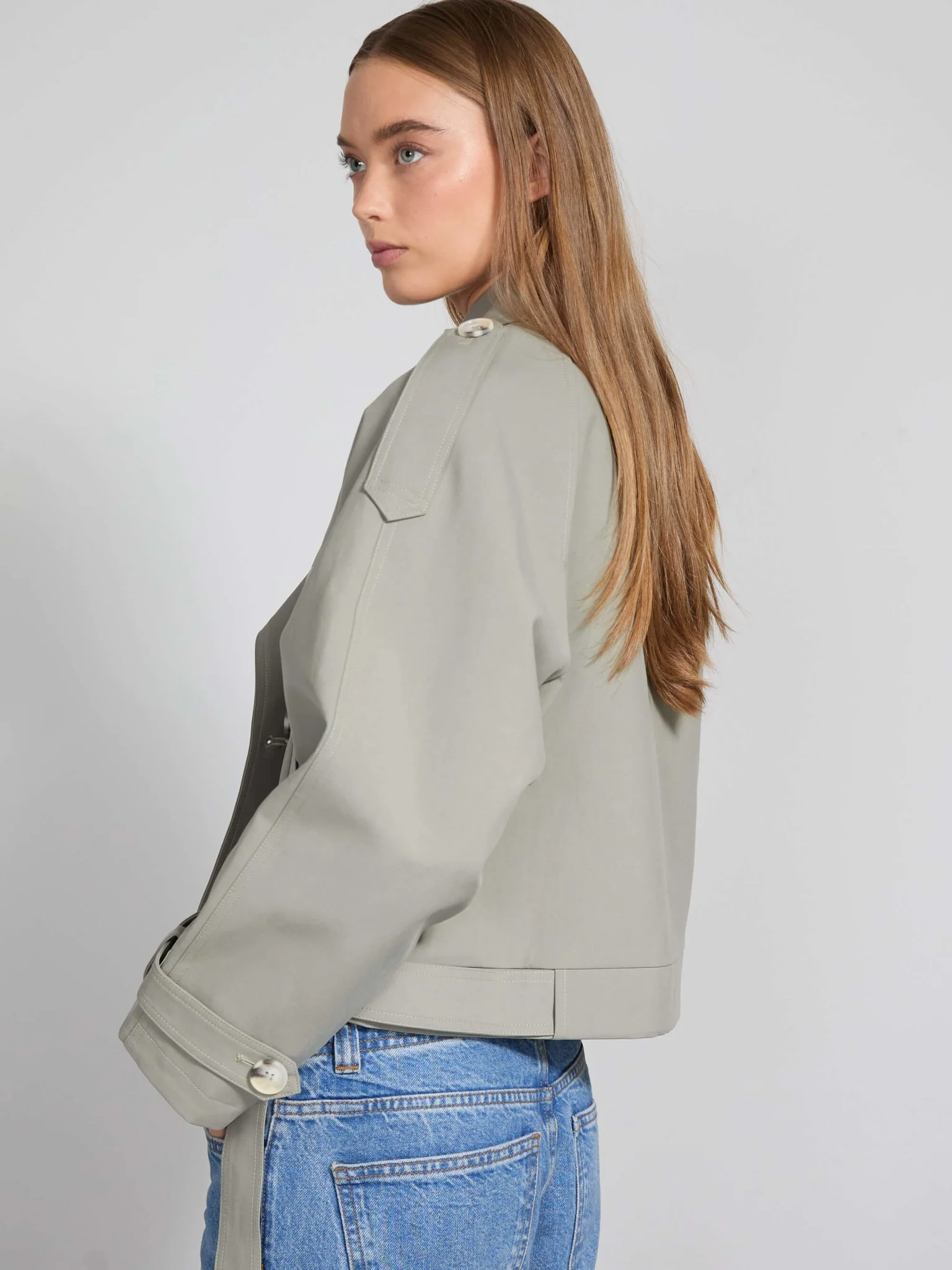 BOBBY CANVAS JACKET - GREY - Image 3