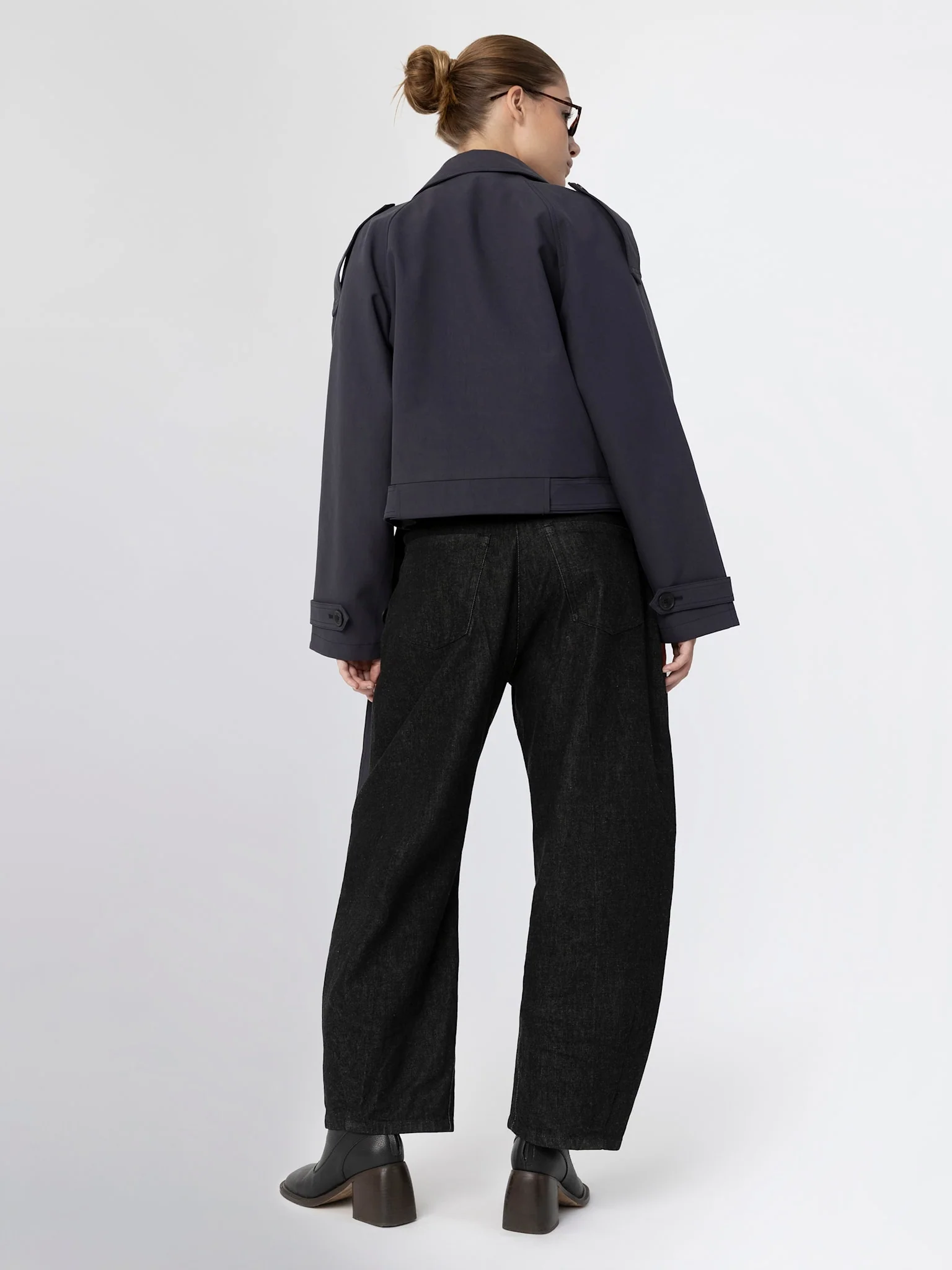 BOBBY CANVAS JACKET - NAVY - Image 3
