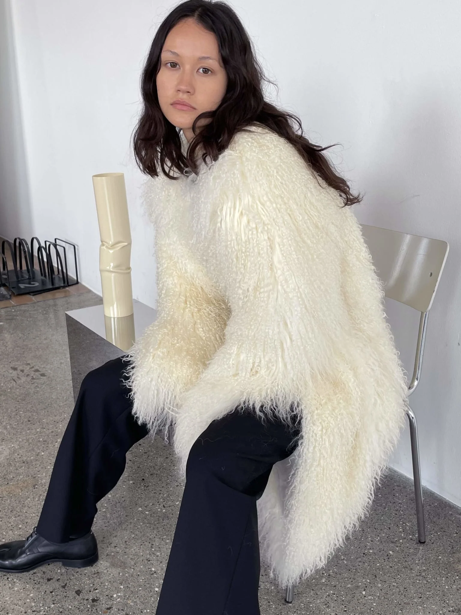 CARLY COAT - CREME - Image 2