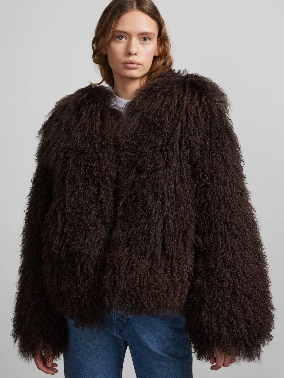 CARLY JACKET - DARK BROWN - Image 5