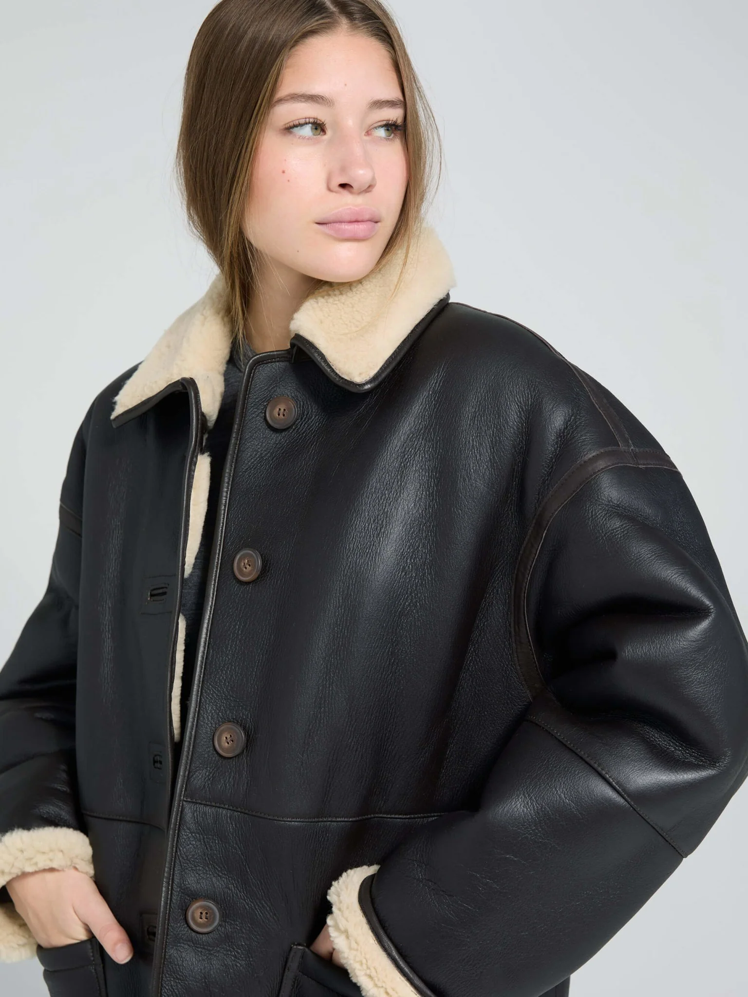 CARRIE JACKET - BROWN - Image 6