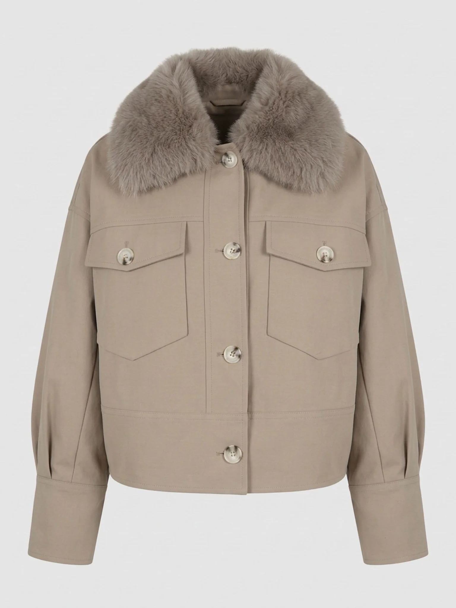 CHARLIE CANVAS JACKET - BEIGE - Image 5