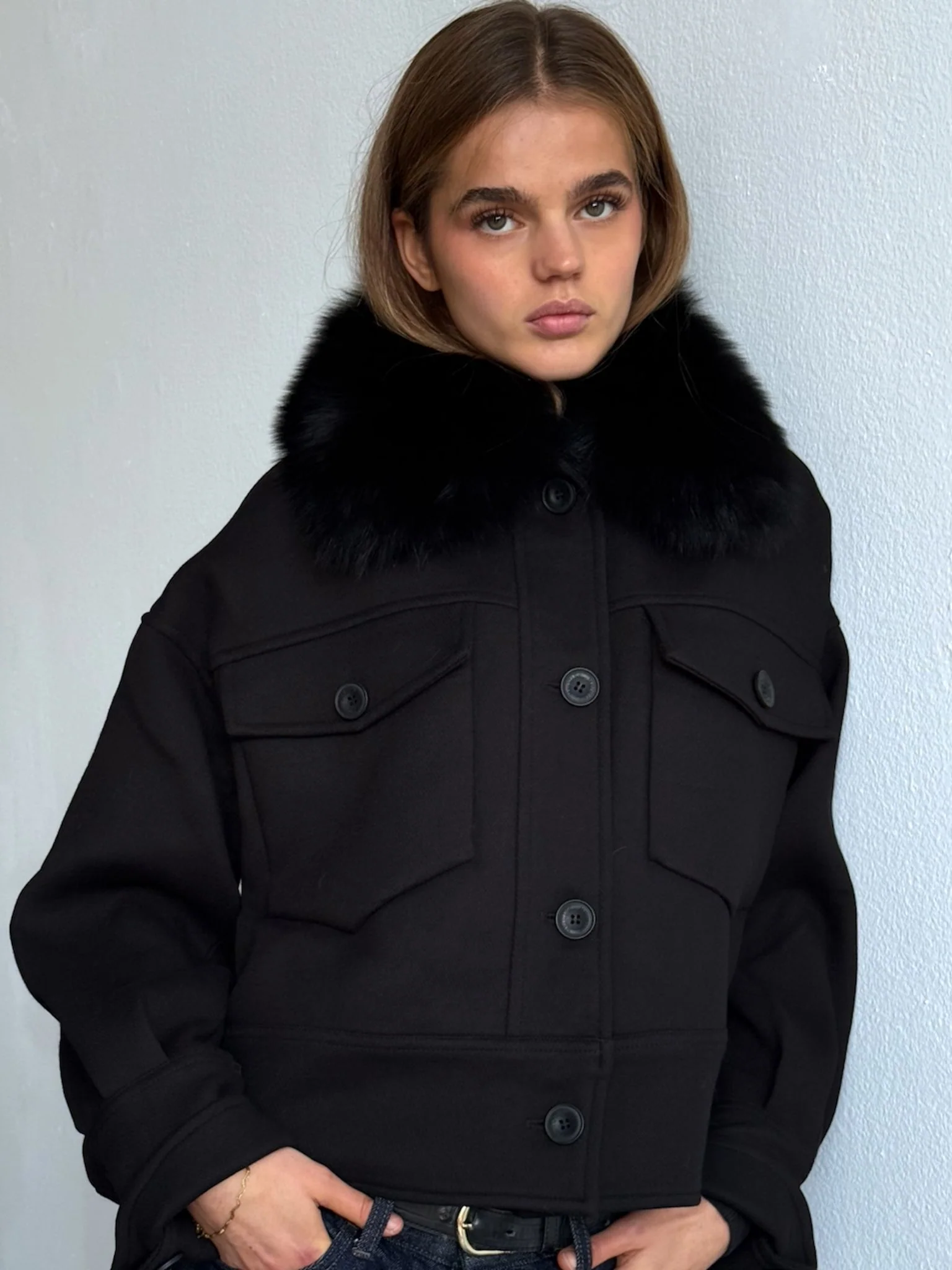 CHARLIE JACKET - BLACK - Image 4