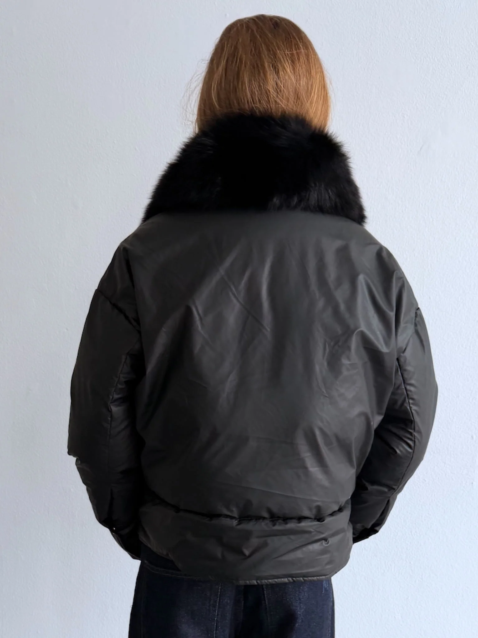 CHARLIE PUFFER JACKET - BLACK - Image 4