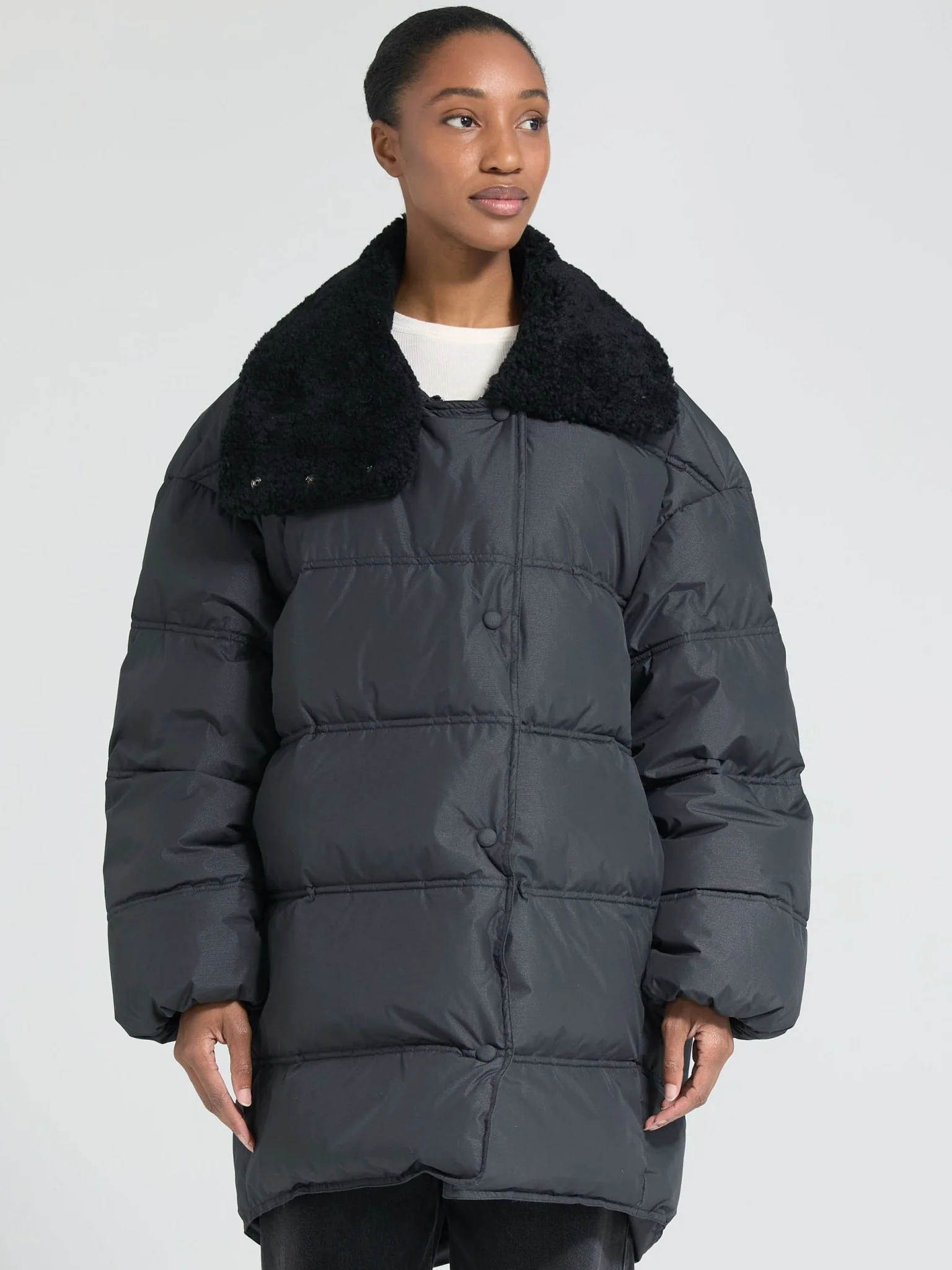 DANNY DOWN COAT - BLACK - Image 2