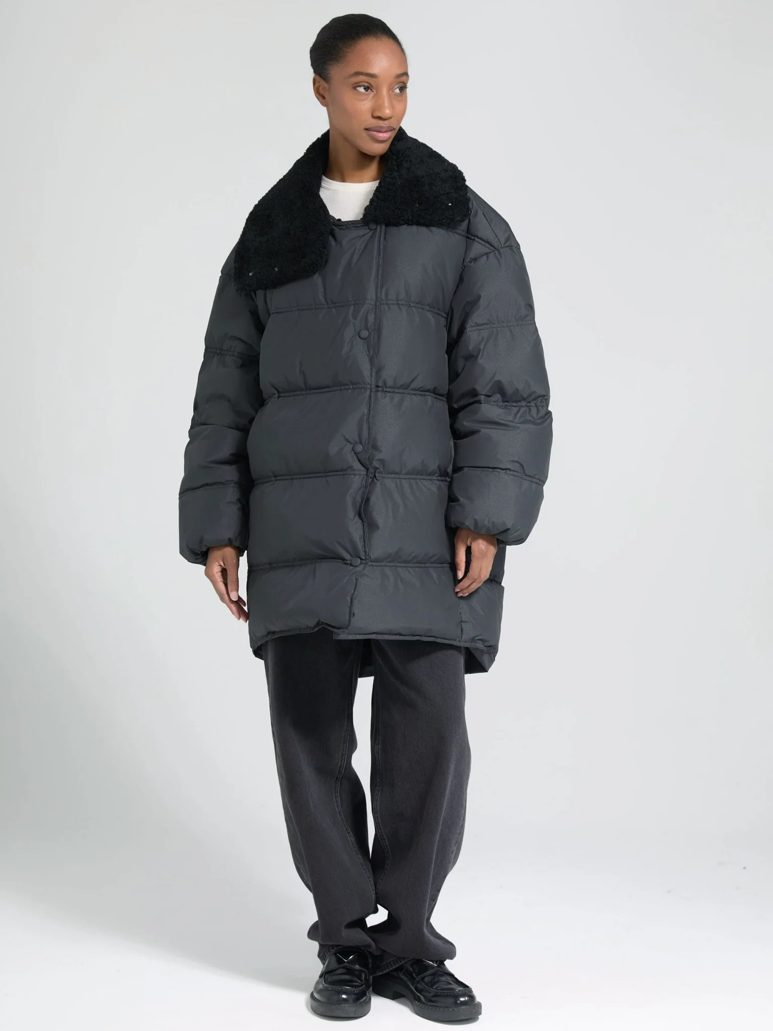 DANNY DOWN COAT - BLACK - Image 3