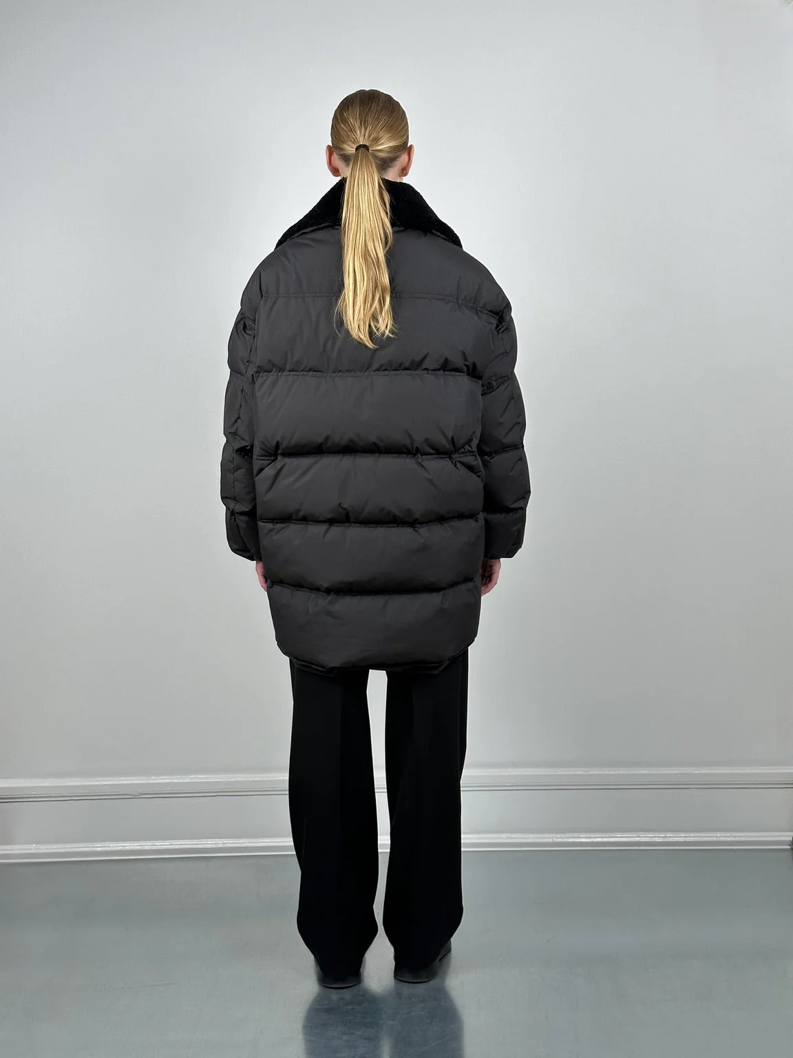 DANNY DOWN COAT - BLACK - Image 8