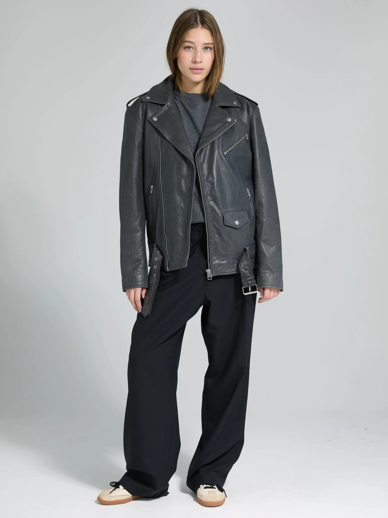 DODGE BIKER JACKET - BLACK - Image 2