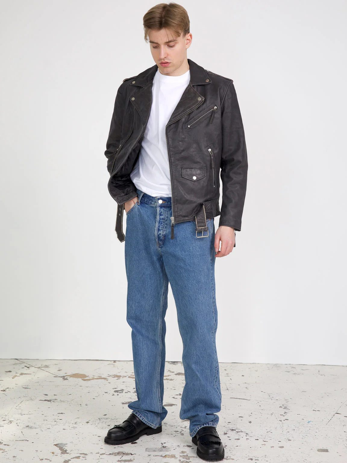 DODGE BIKER JACKET - BLACK - Image 8