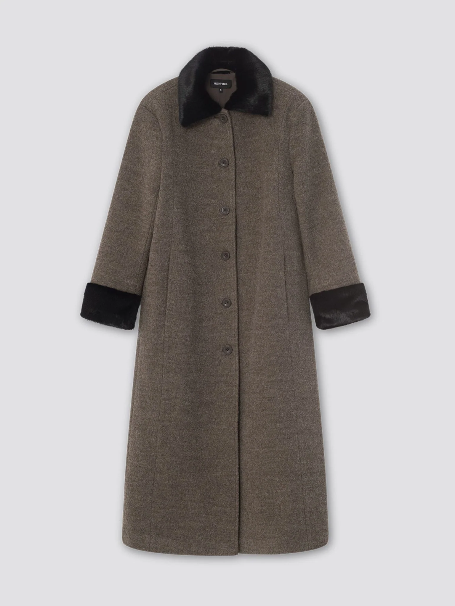 EDEN COAT - BROWN/BLACK - Image 10