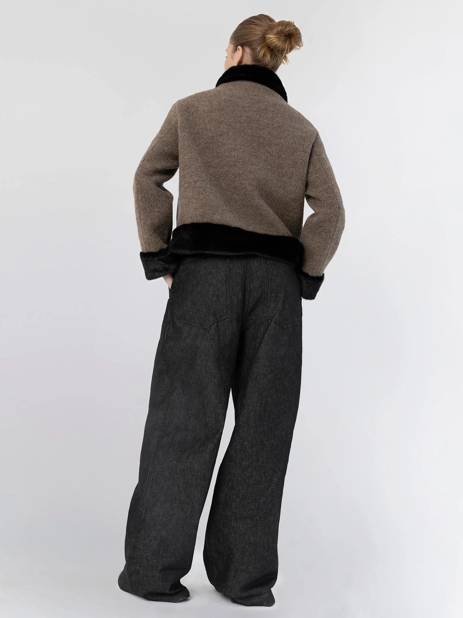 EDEN JACKET - BROWN/BLACK - Image 5