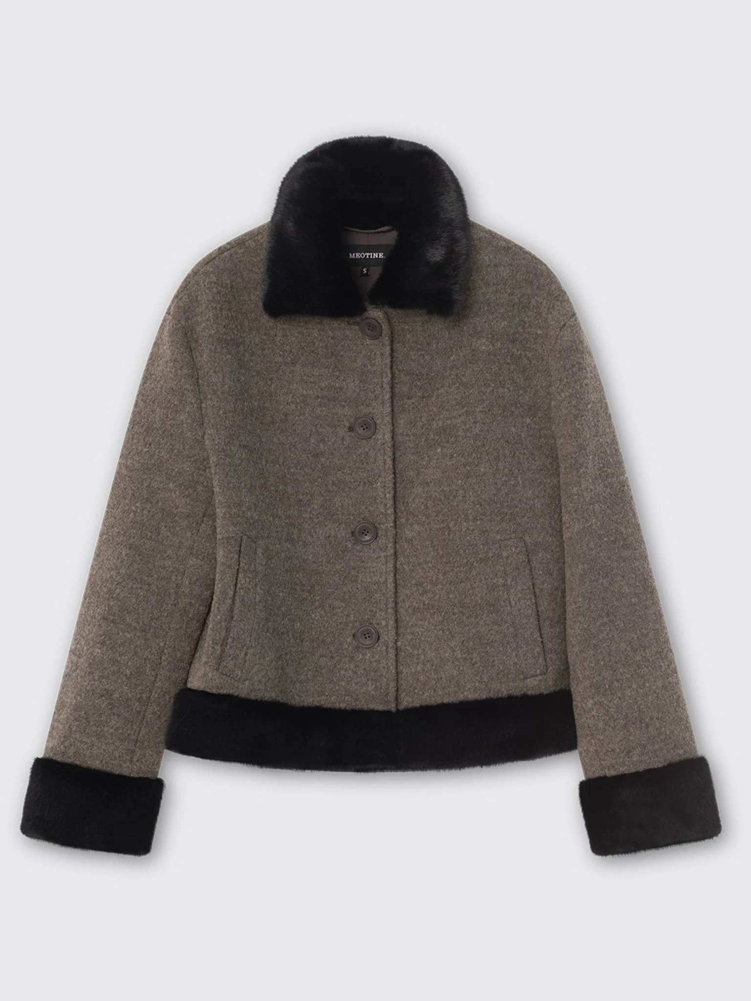 EDEN JACKET - BROWN/BLACK - Image 6