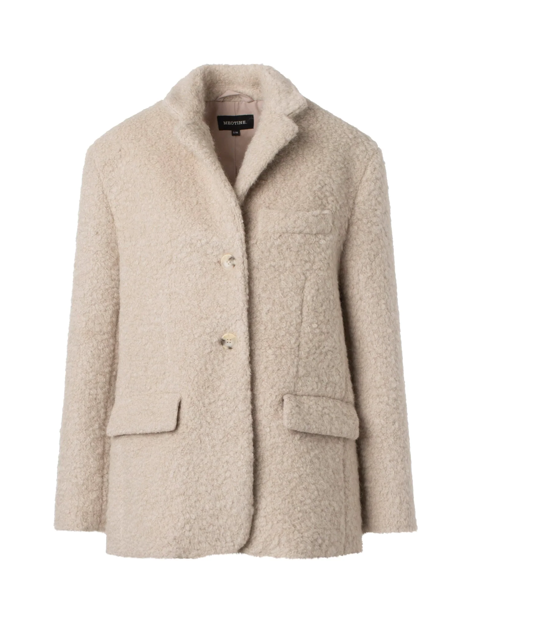 EMMI WOOL BLAZER - BEIGE - Image 6
