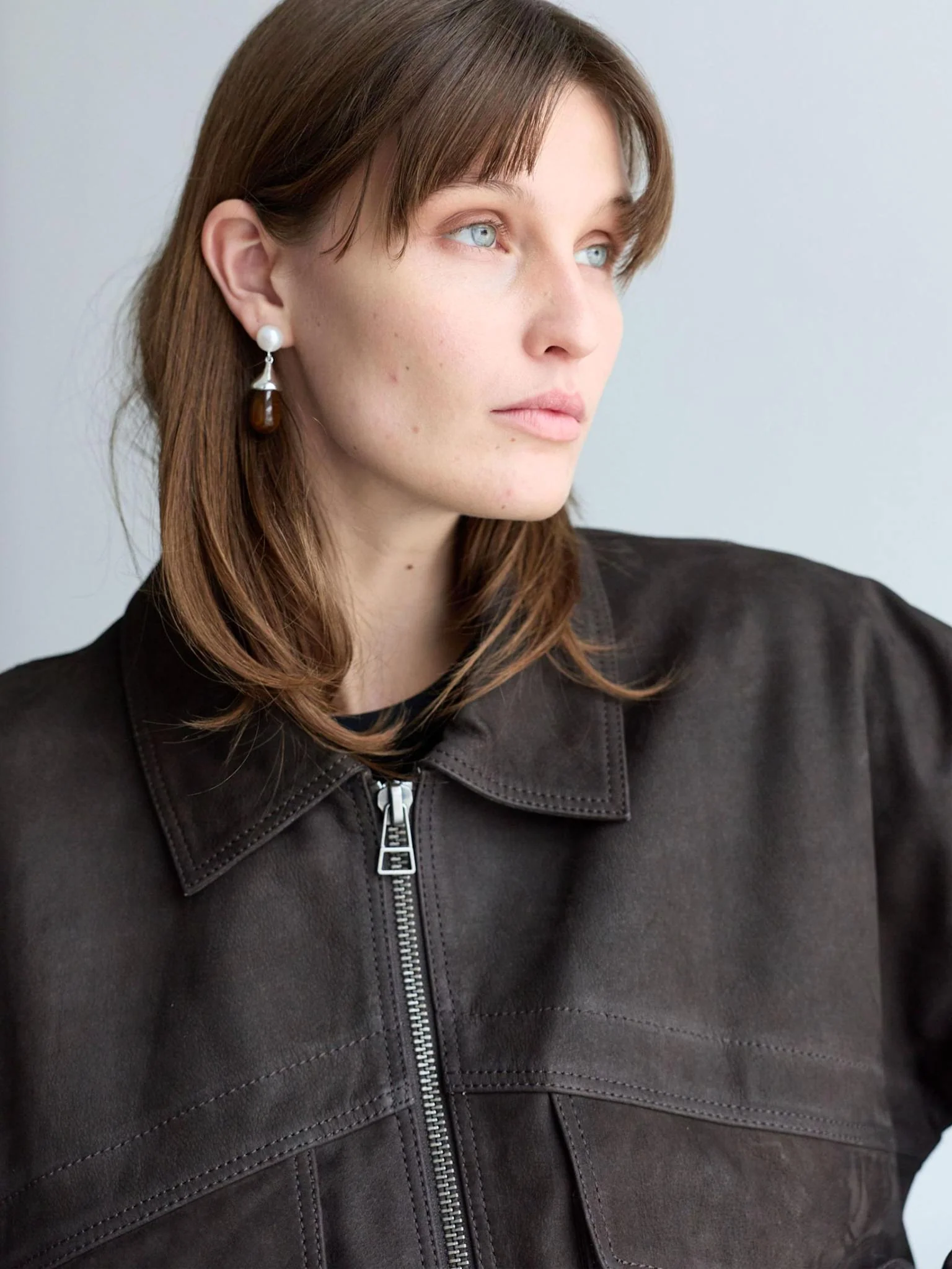 ESME JACKET - BROWN - Image 5