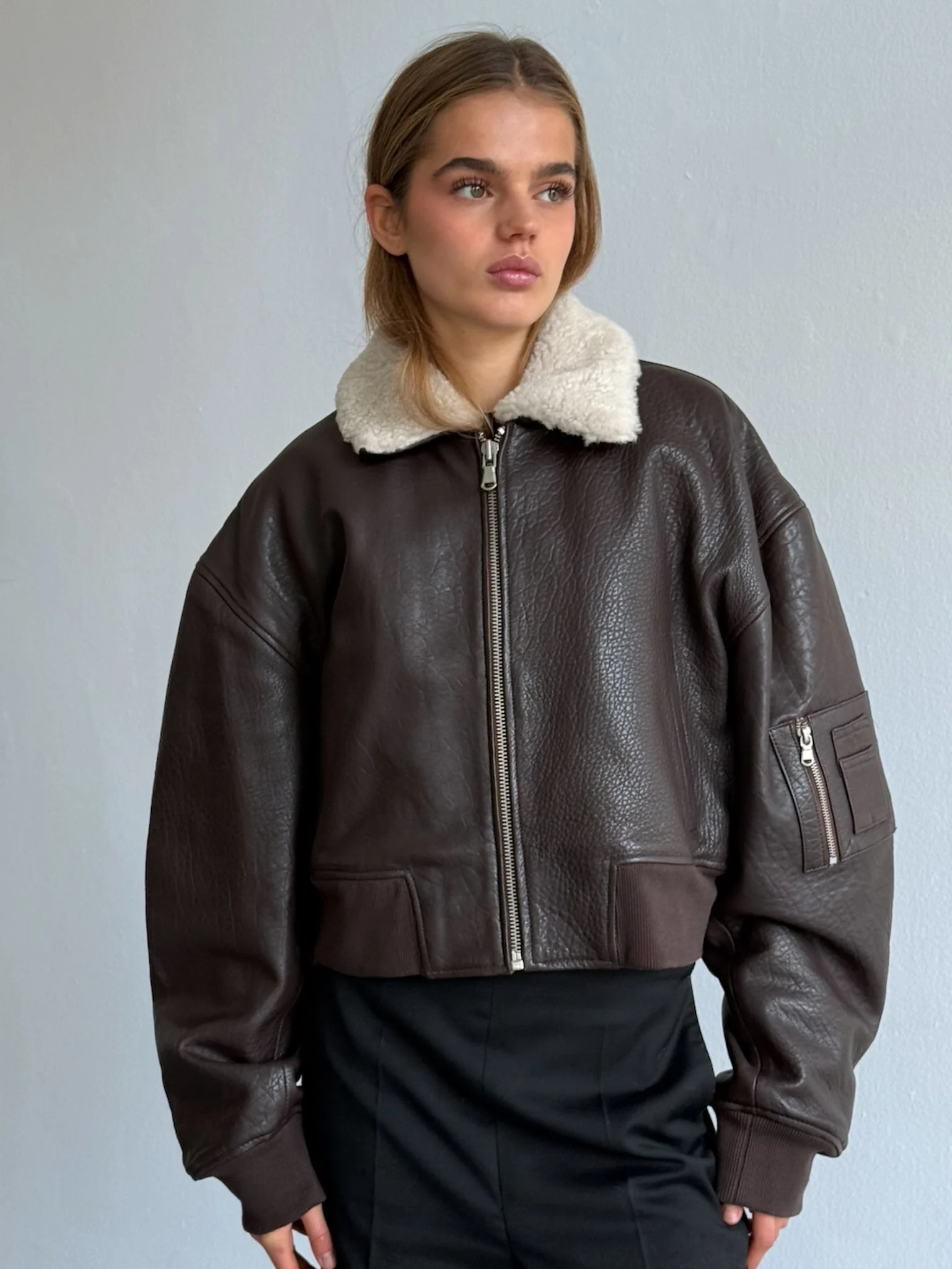 ESTELLE JACKET - BROWN