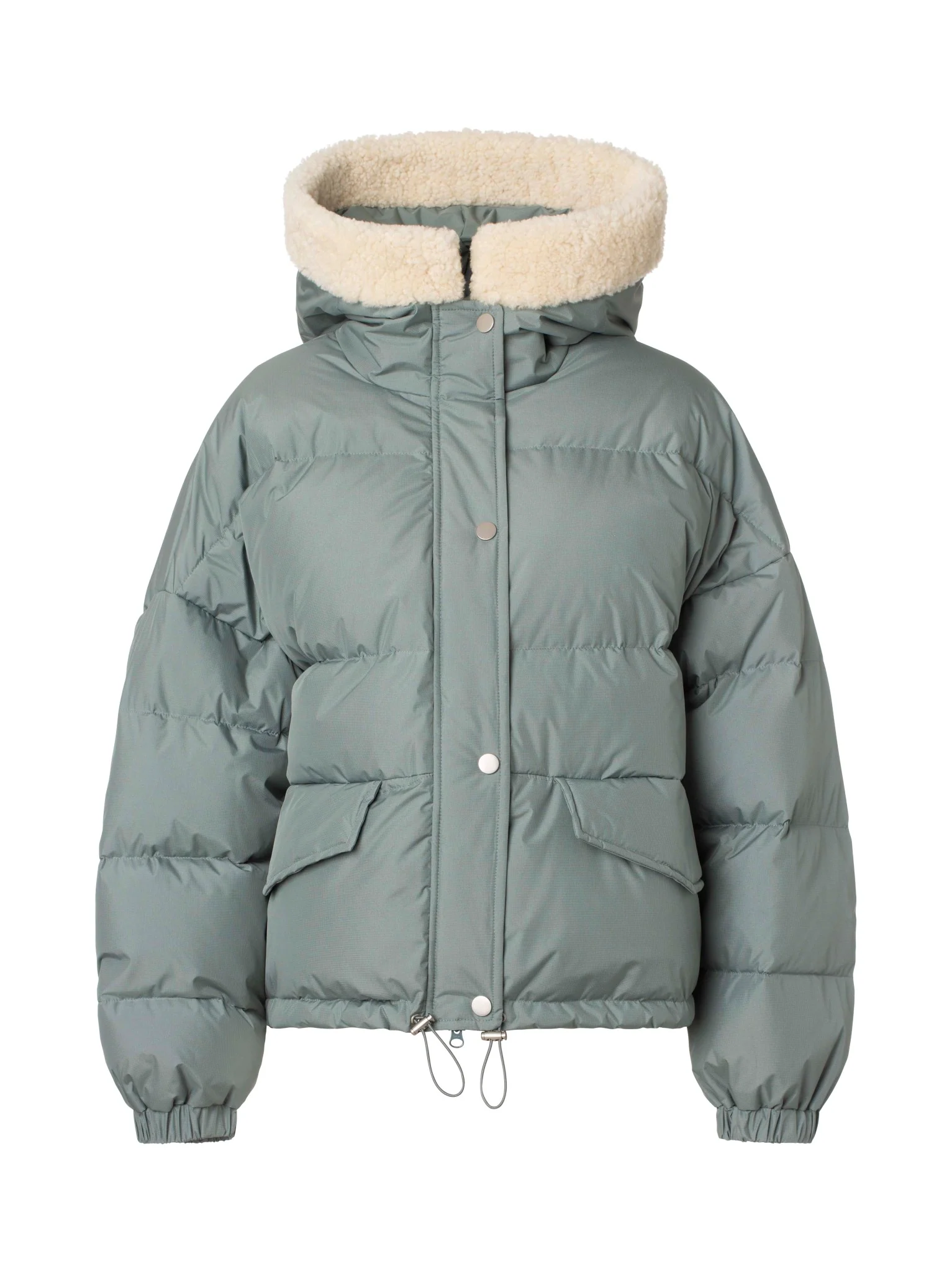 EVA DOWN JACKET - GREY/GREEN - Image 4