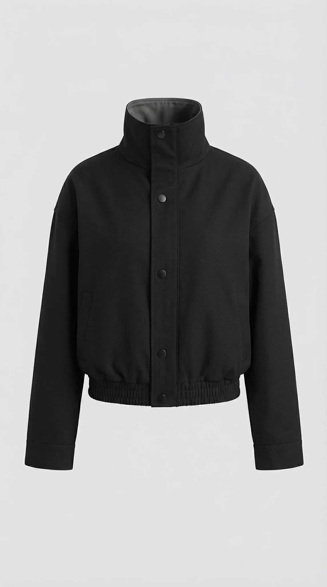 EZREN BOMBER JACKET - BLACK - Image 8