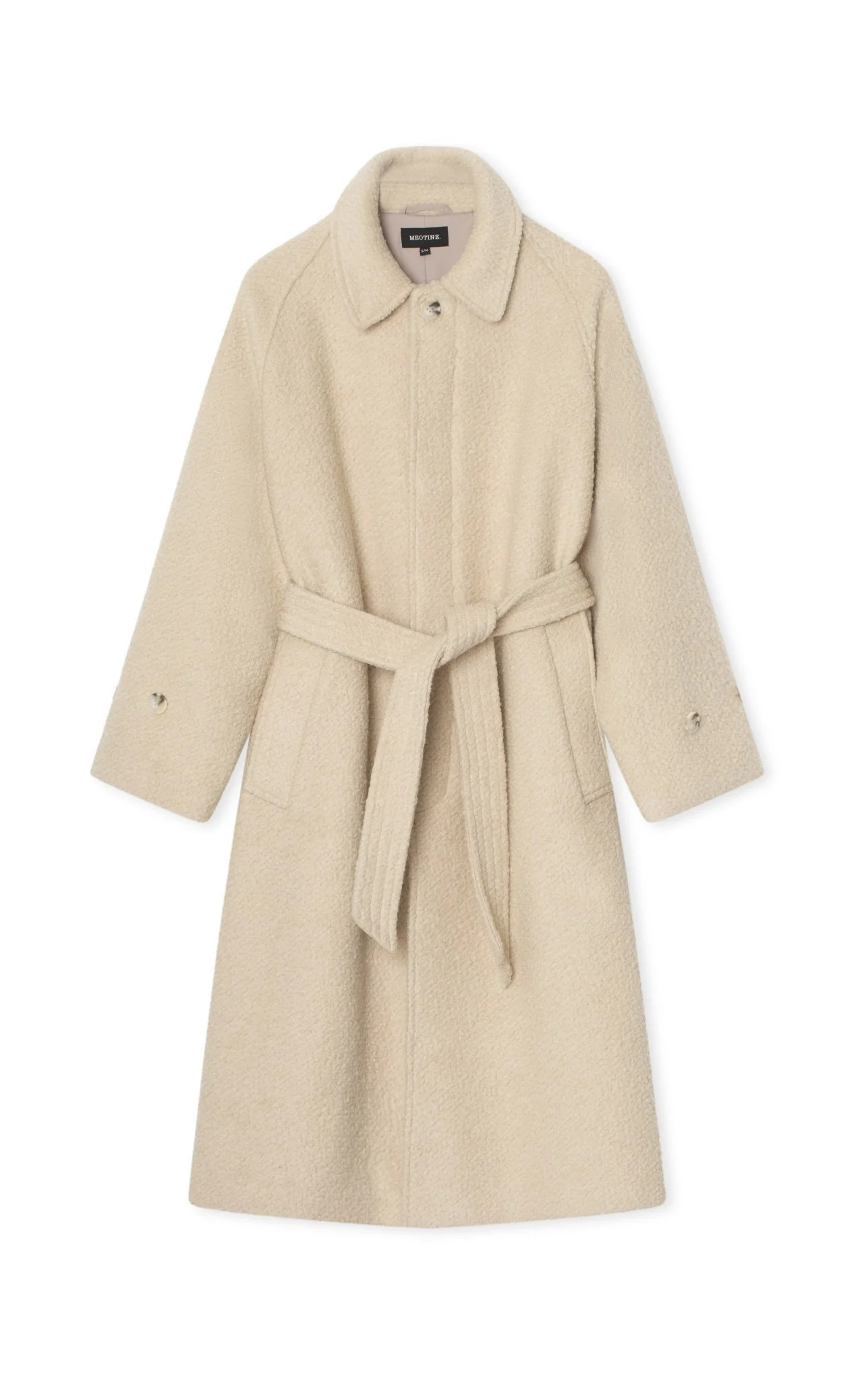 GIA BOUCLE COAT - CREME - Image 6