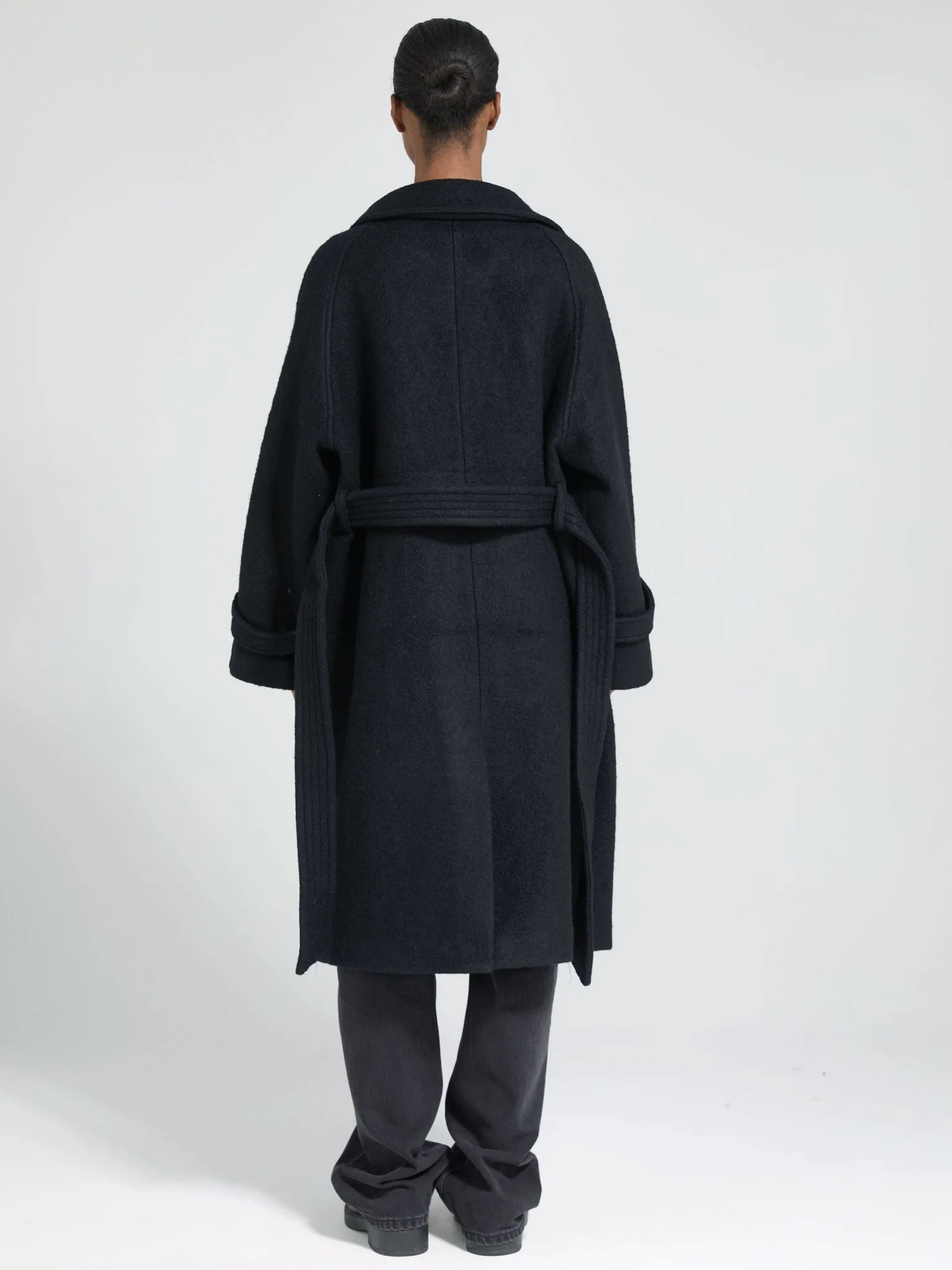 GIA COAT - WOOL - BLACK - Image 5