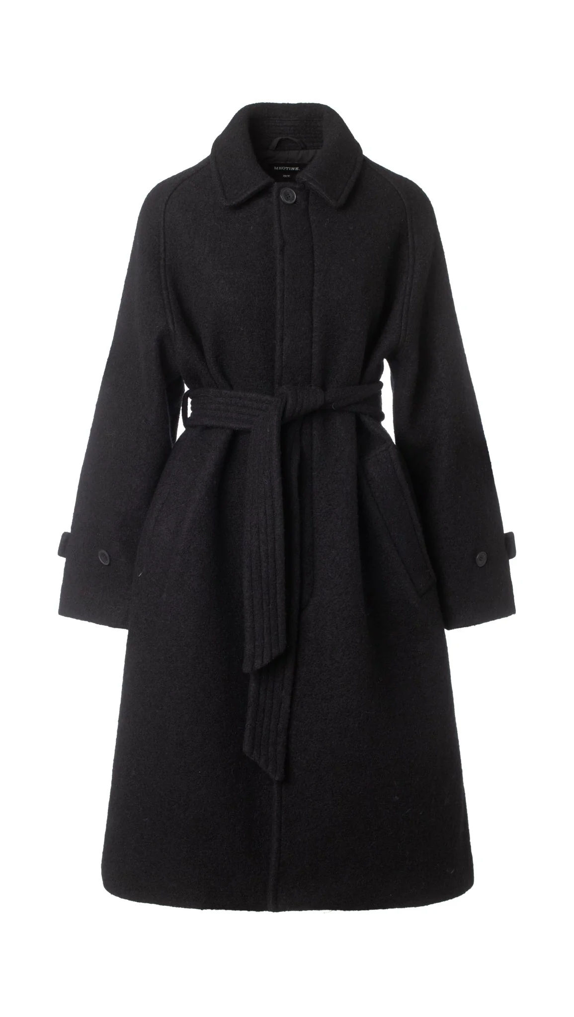 GIA COAT - WOOL - BLACK - Image 6