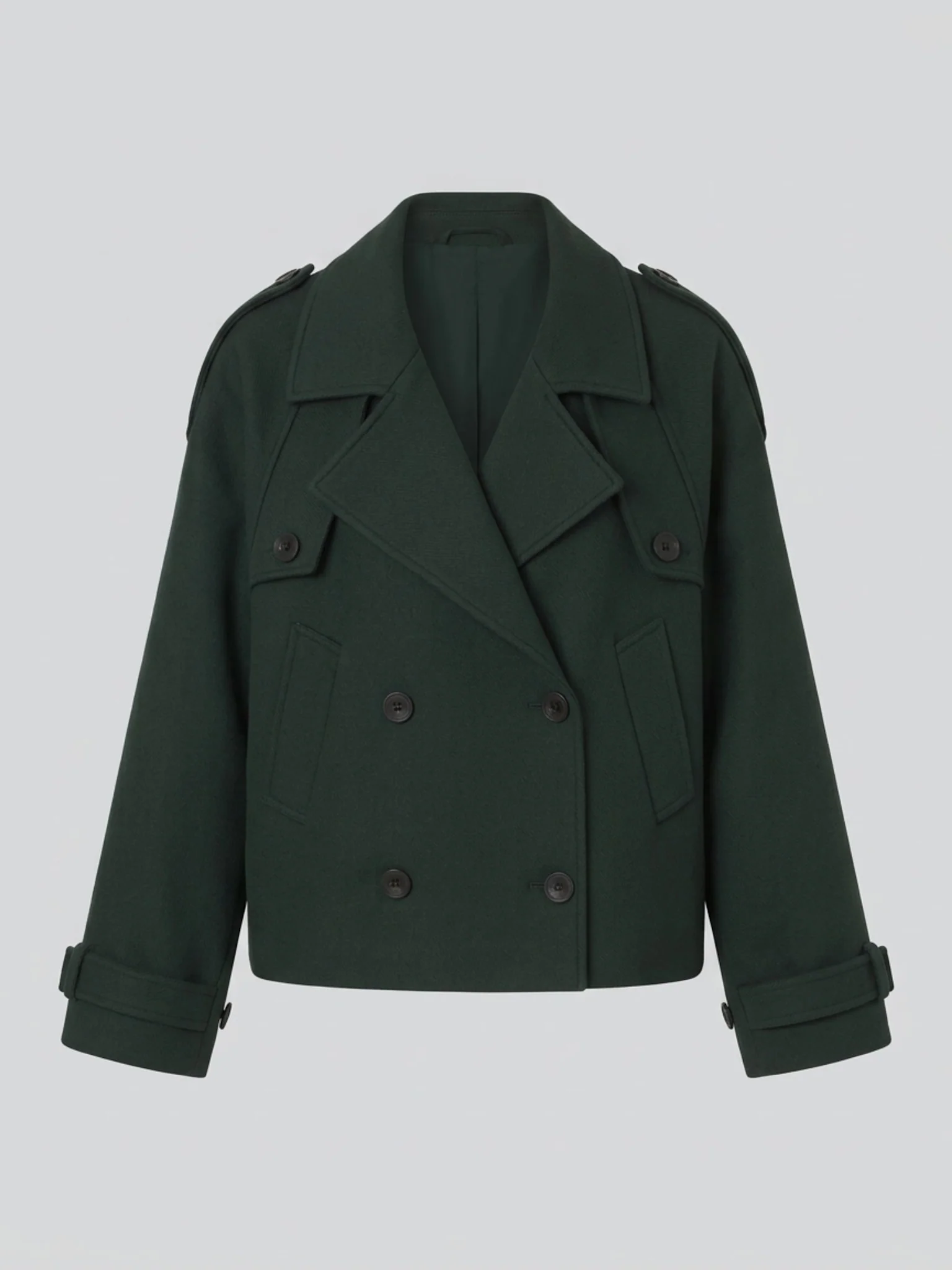 HANNI TWIL JACKET - GREEN