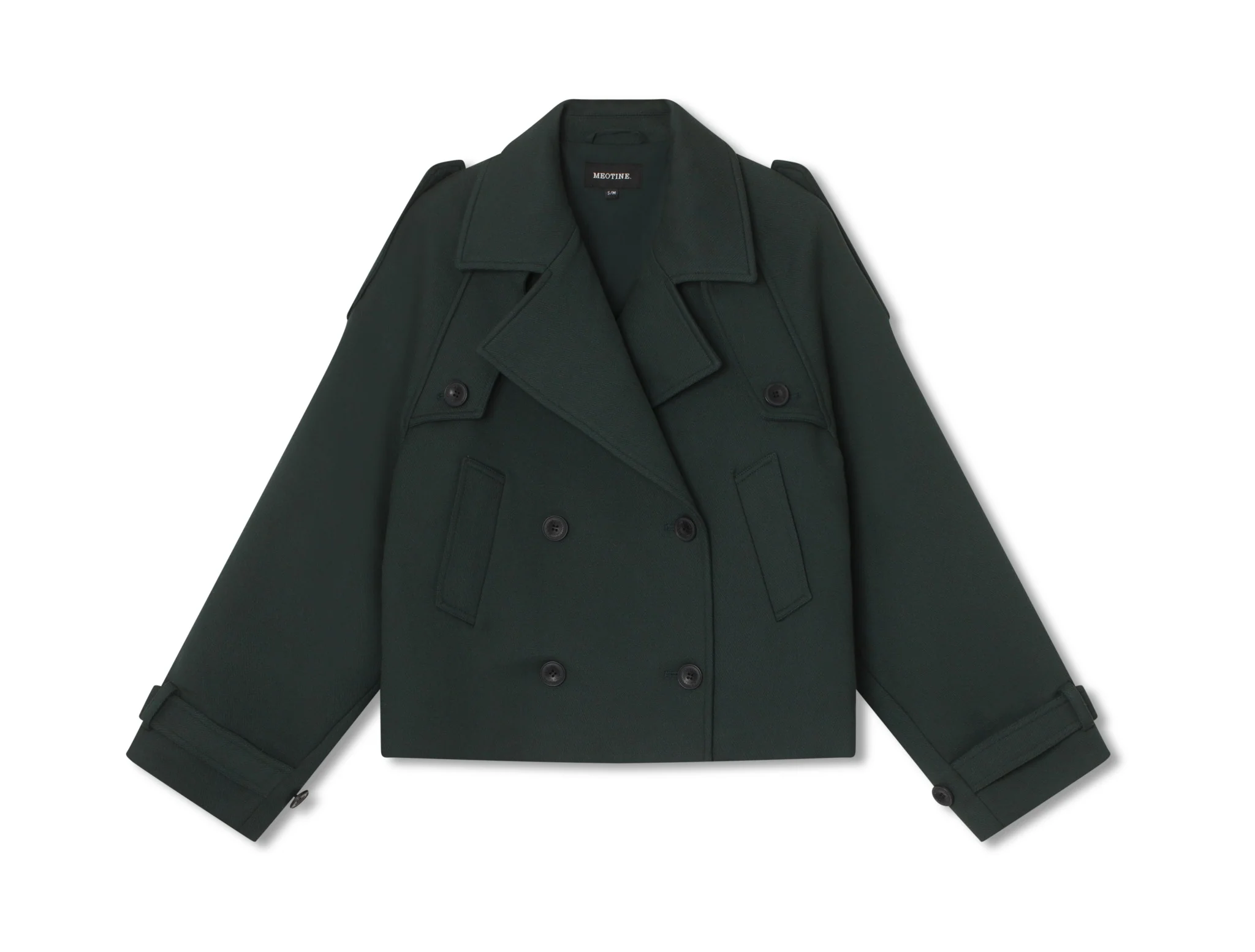 HANNI TWIL JACKET - GREEN - Image 5