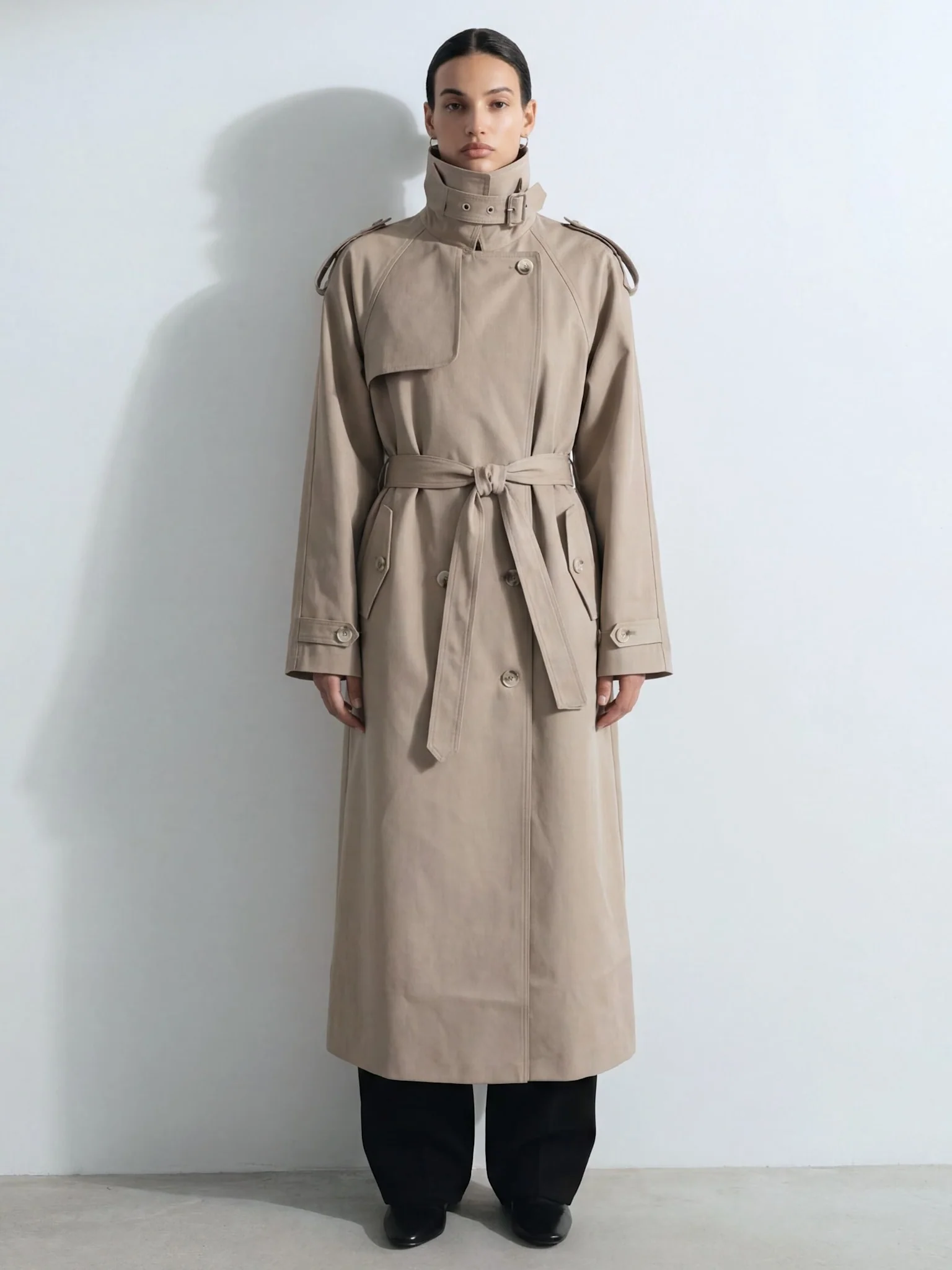 HEATHER TRENCH COAT - BEIGE - Image 9