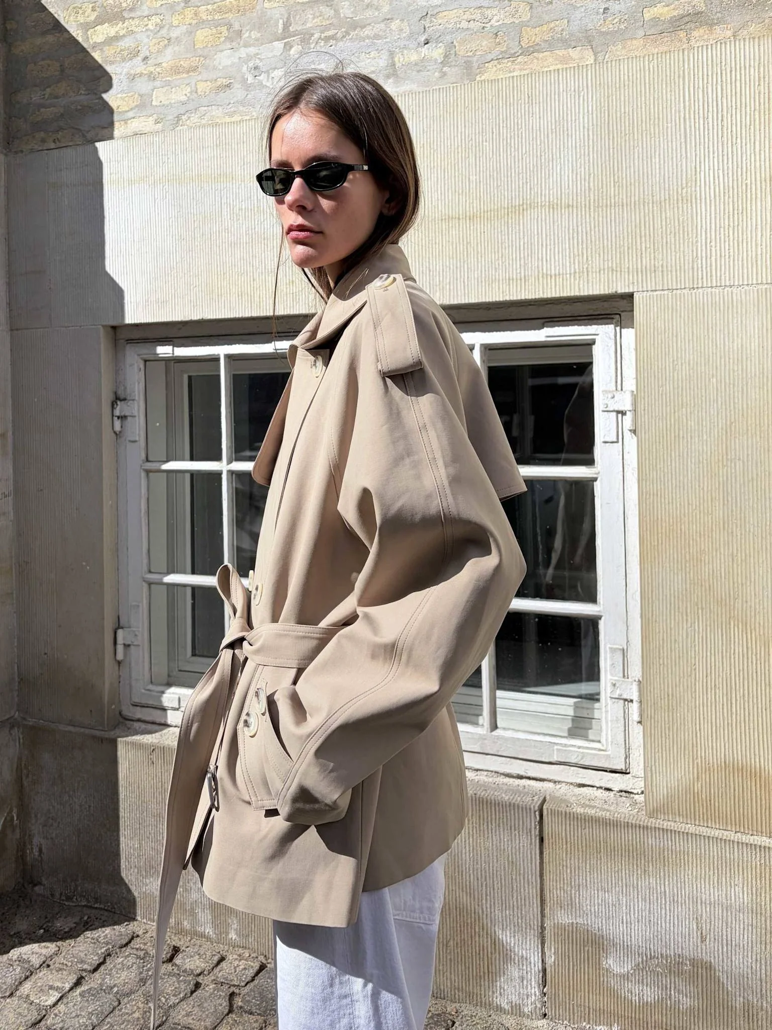 HEATHER TRENCH JACKET - BEIGE - Image 5