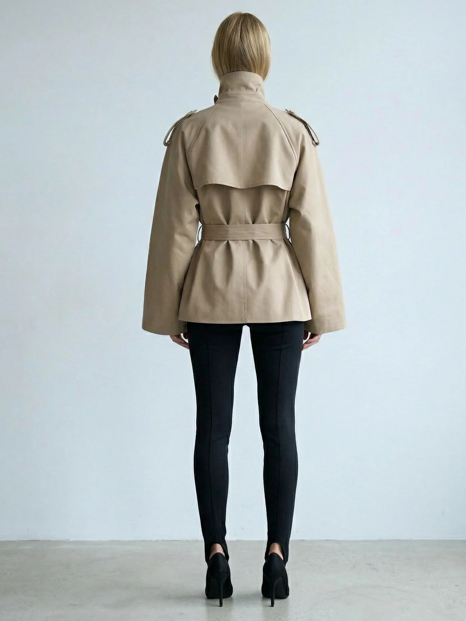 HEATHER TRENCH JACKET - BEIGE - Image 6