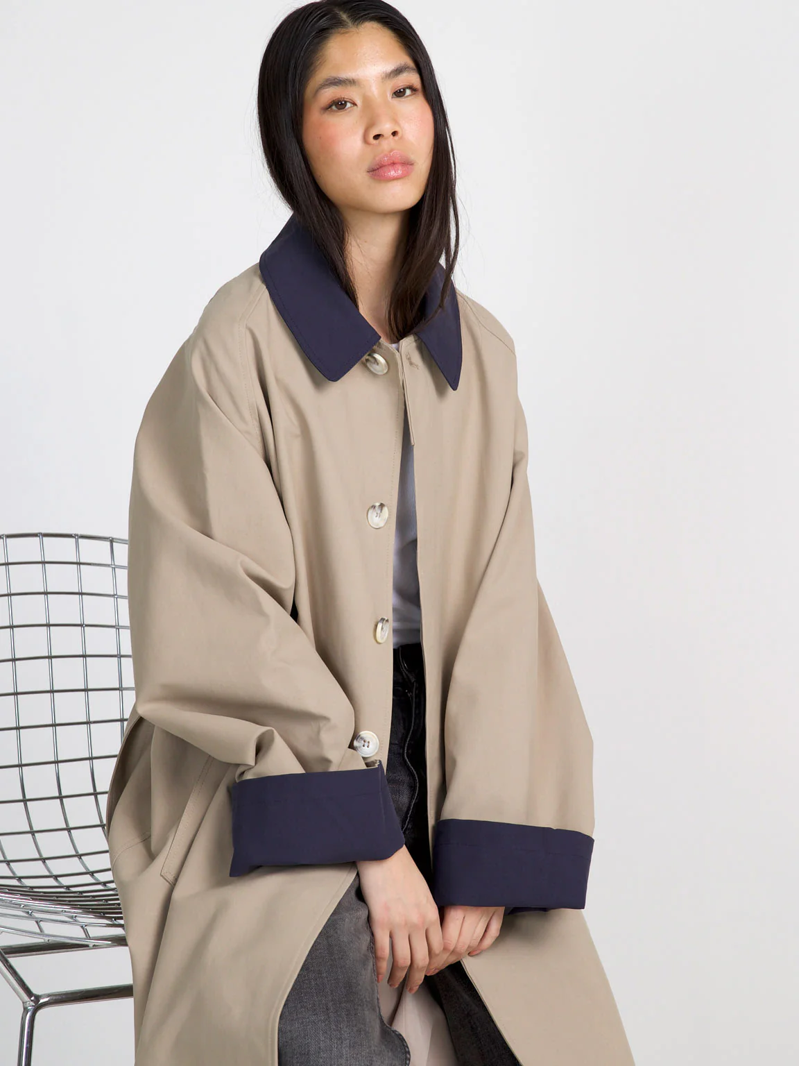 JOEL CANVAS COAT - BEIGE - Image 5