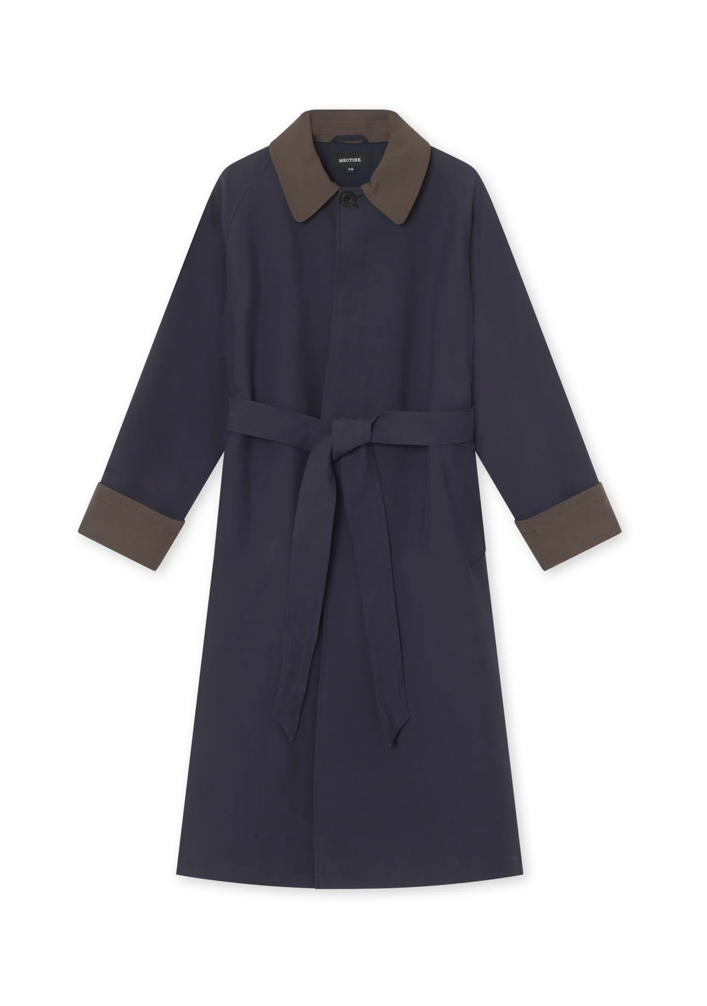 JOEL CANVAS COAT - NAVY - Image 5
