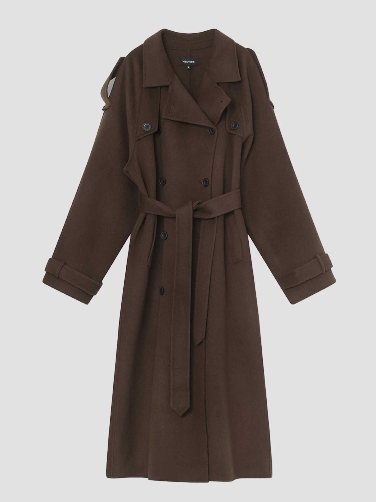 JOHN WOOL COAT - BROWN - Image 4