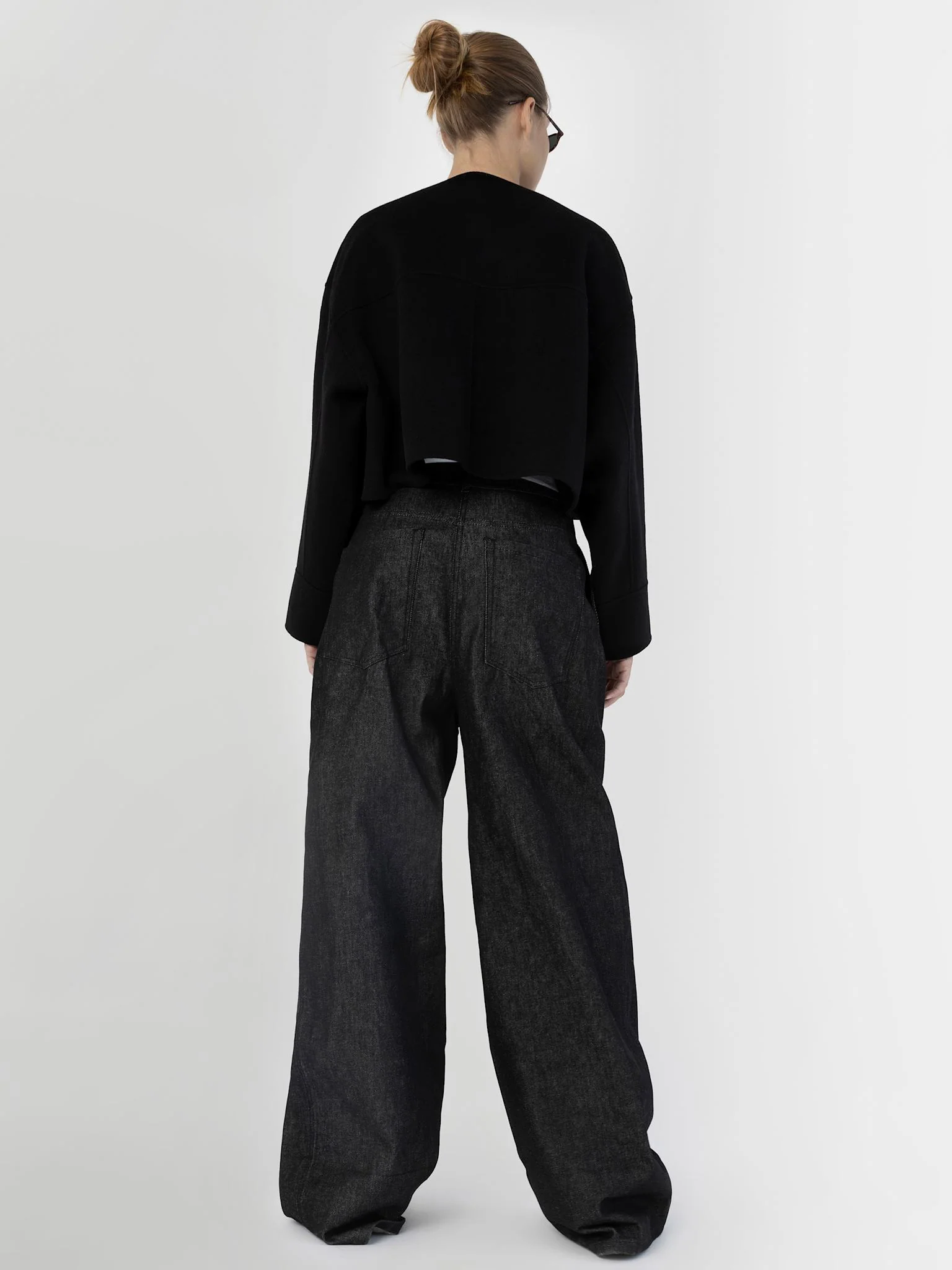 KARLA WOOL JACKET - BLACK - Image 4
