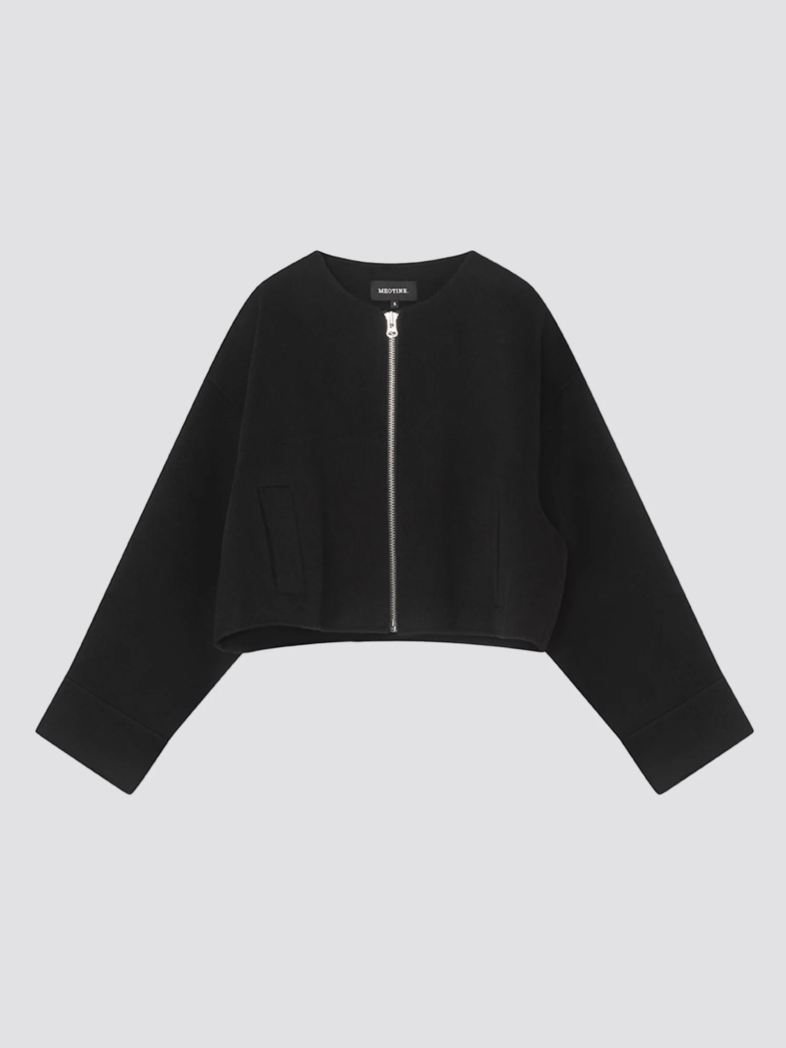 KARLA WOOL JACKET - BLACK - Image 5